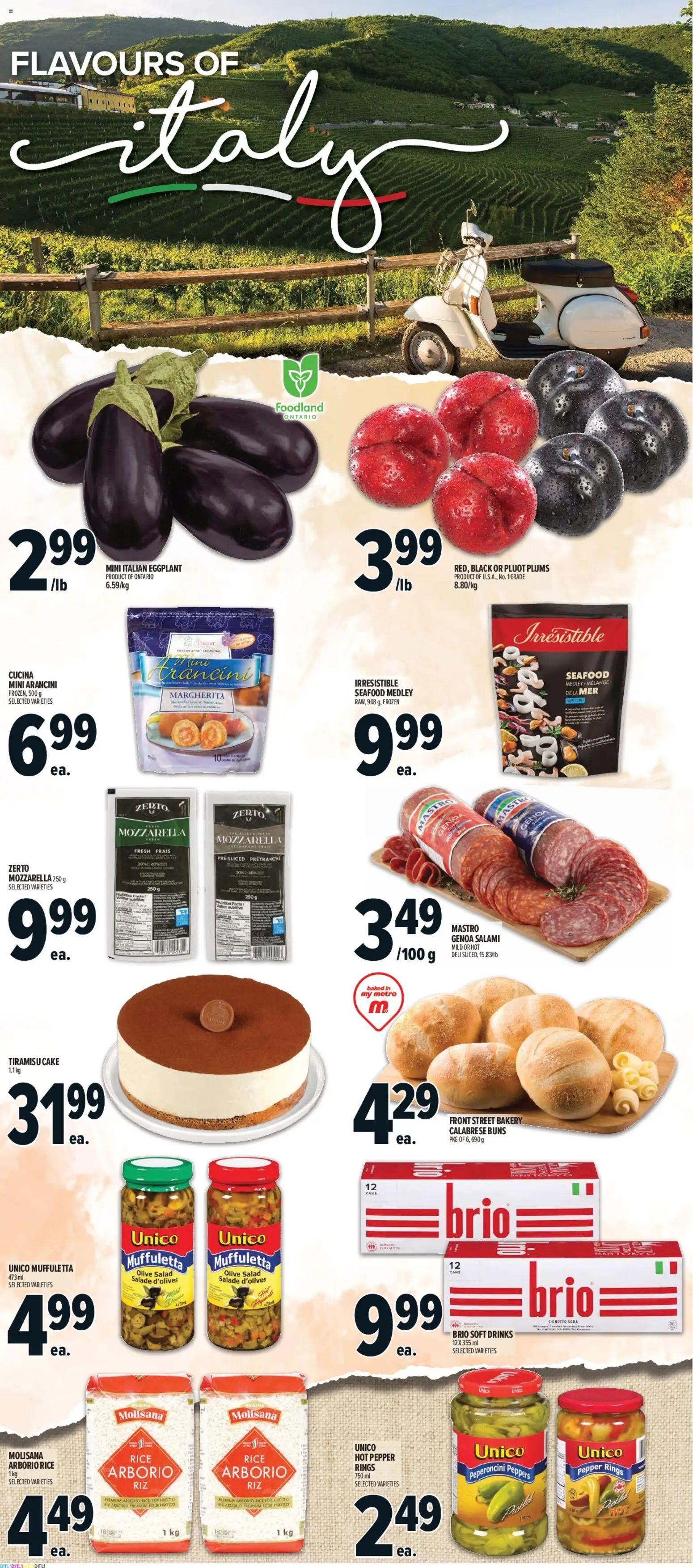 Metro flyer valid from Jul 16, 2026 | Page: 9 | Products: Rice, Salad, Bakery, Salami