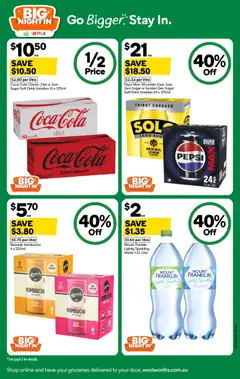 Preview of Woolworths catalogue - valid from 10.06.2026 | Page: 5 | Products: Pepsi Zero, Water, Sugar, Lime