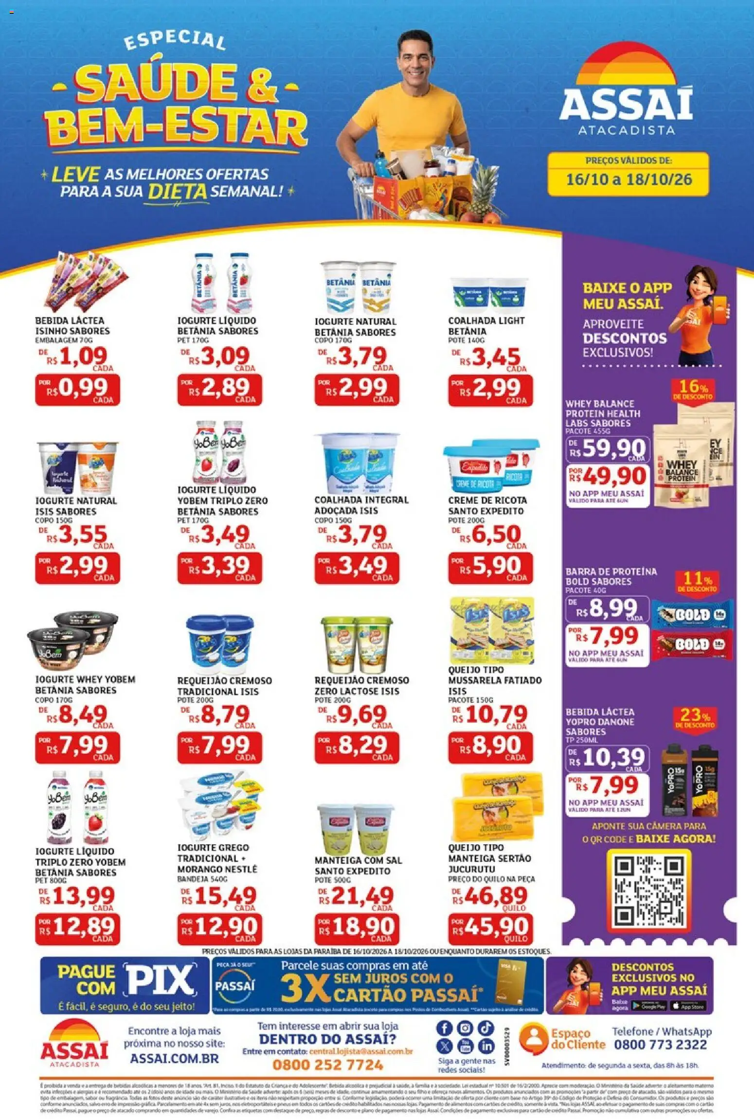 Assaí Atacadista Folheto - válido de 16/10/2026 | Página: 1