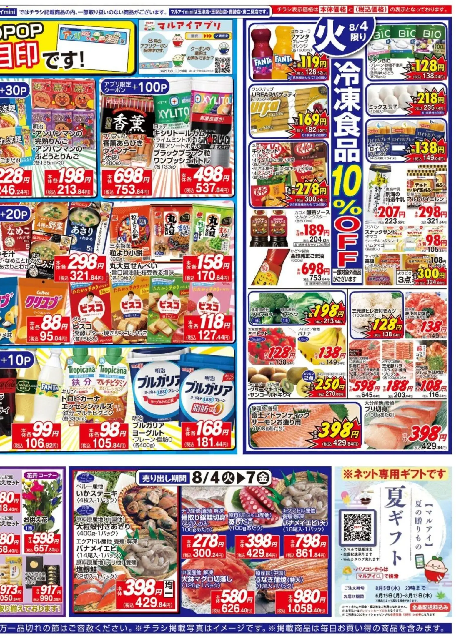 {H1} | ページ: 2 | 製品: ヨーグルト, キャベツ, ブロッコリー, バナメイエビ