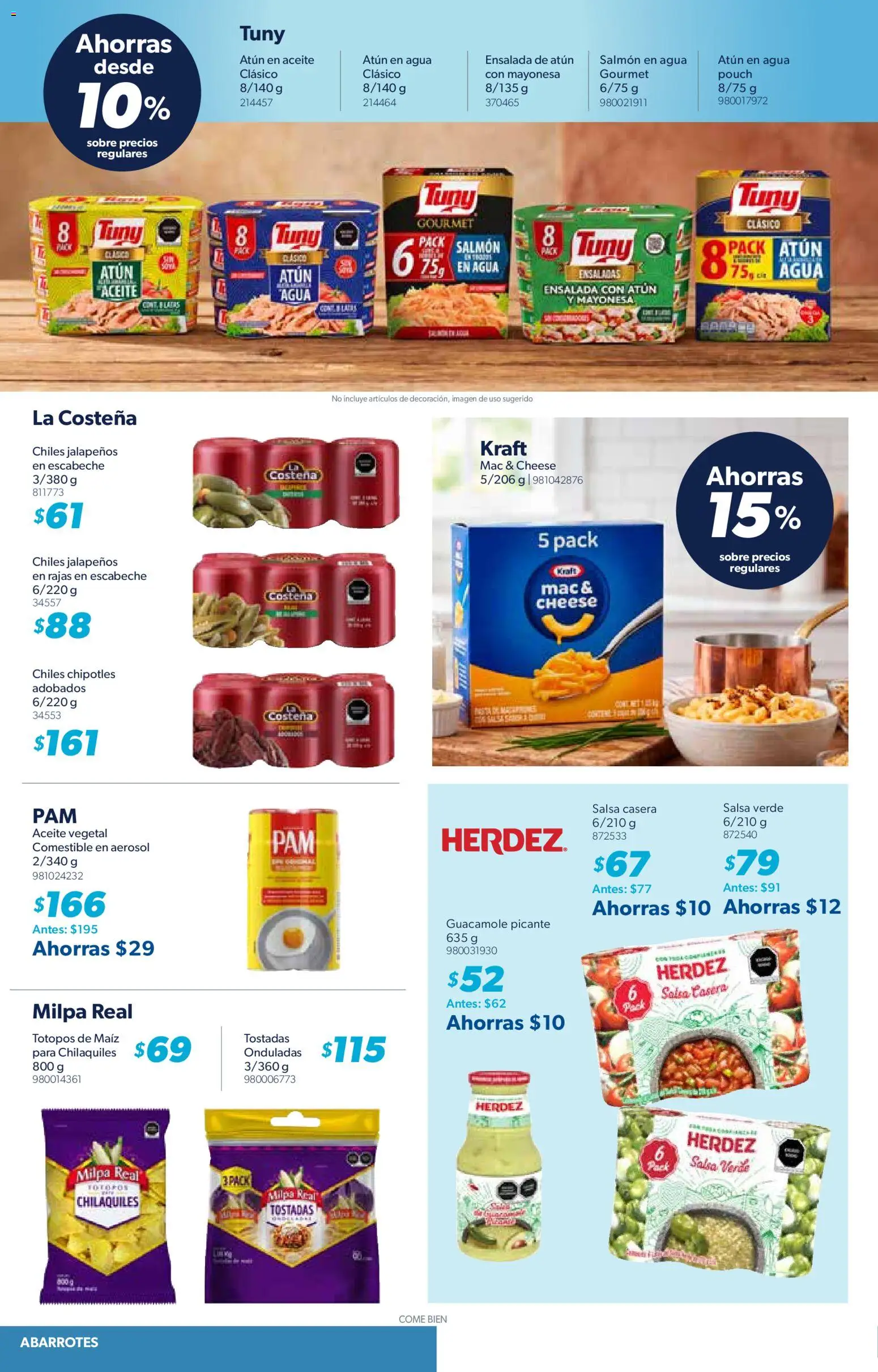 Nuevas ofertas de Sam's Club válidas en toda la República Mexicana desde el 04/09/2026. ¡Encuentra las mejores ofertas en Sam's Club catálogo! | Página: 12 | Productos: Mayonesa, Ensalada, Guacamole, Totopos