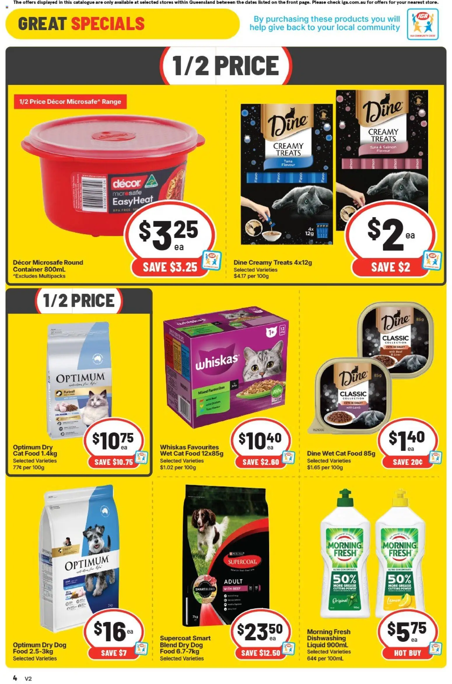 IGA catalogue - valid from 12/08/2026 | Page: 4 | Products: Decor, Food, Beef, Tuna