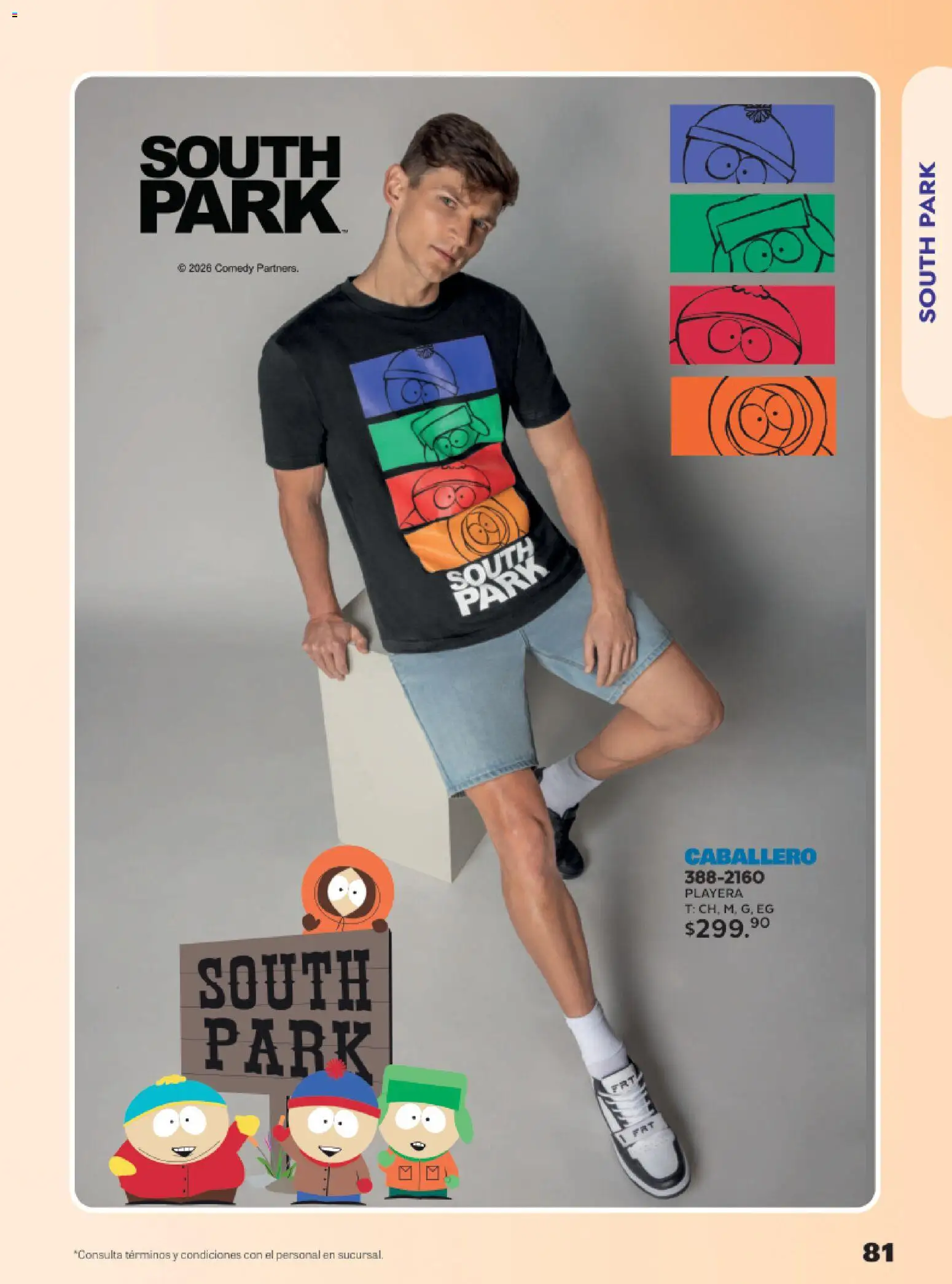 Nuevas ofertas de Andrea válidas en toda la República Mexicana desde el 24.05.2026. ¡Encuentra las mejores ofertas en Andrea catálogo Lo más divertindo en ropa! | Página: 81 | Productos: Playera