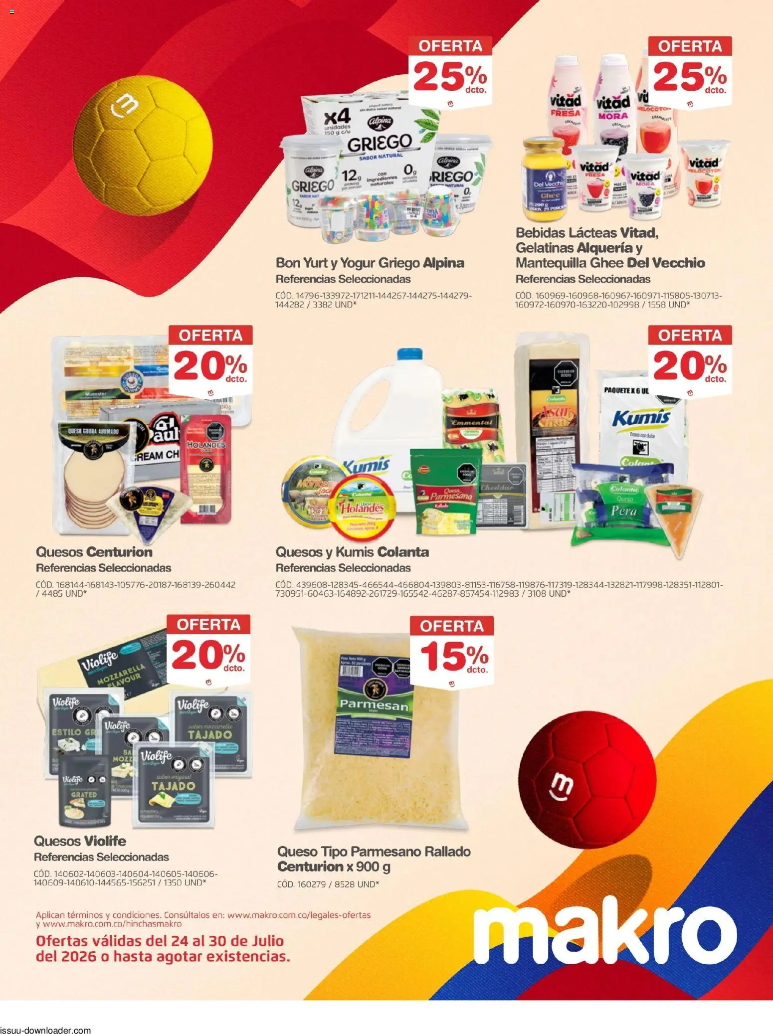 Makro revista - valida desde el 24/07/2026 | Página: 6 | Productos: Perejil, Mesa, Queso, Yogur