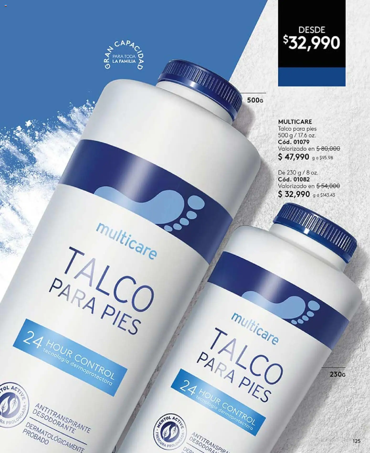 Ésika revista - valida desde el 13.03.2026 | Página: 125 | Productos: Desodorante, Antitranspirante