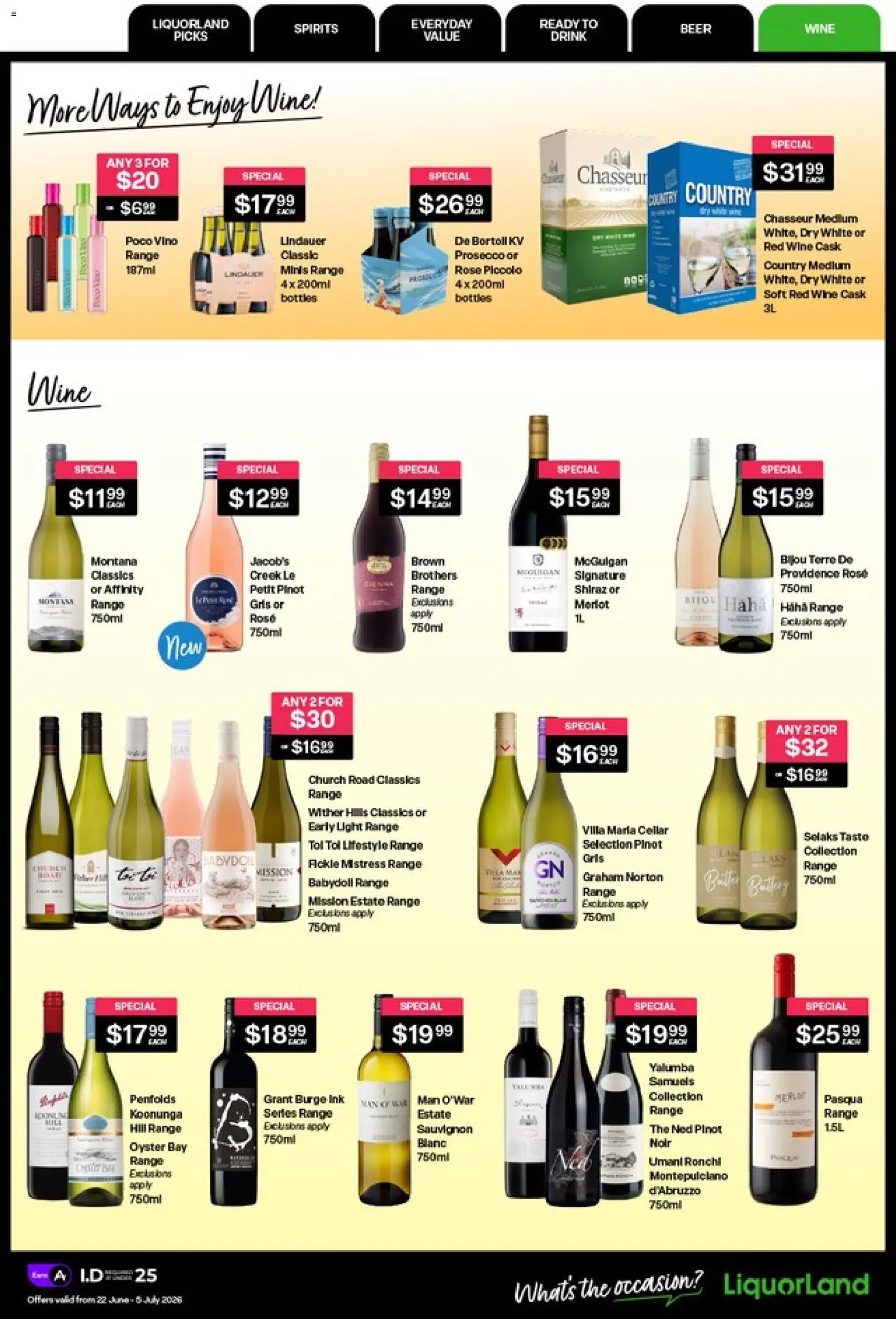 Liquorland catalogue from 22.06.2026 | Page: 18