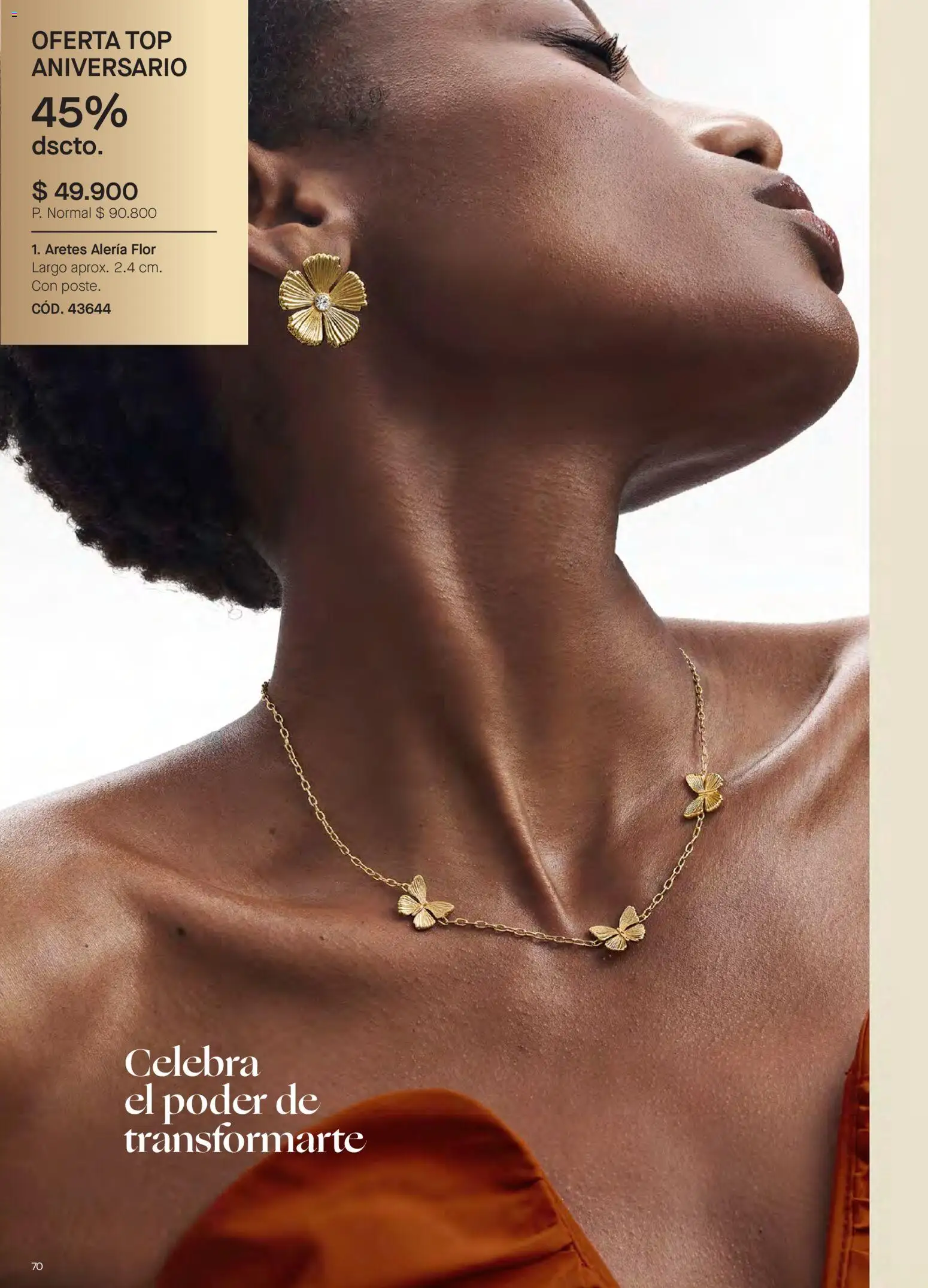 Yanbal revista - valida desde el 20/06/2026 | Página: 70 | Productos: Aretes, Top