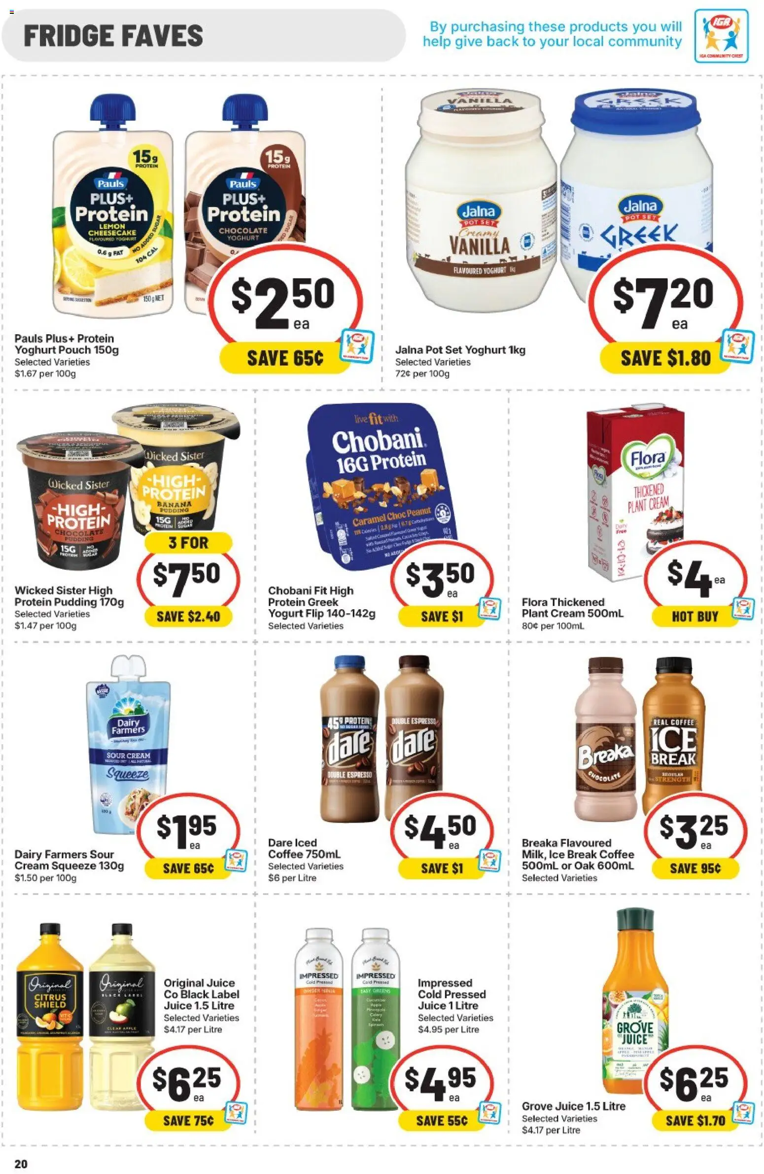 IGA catalogue - valid from 17.06.2026 | Page: 20 | Products: Pot, Plant, Coffee, Fridge