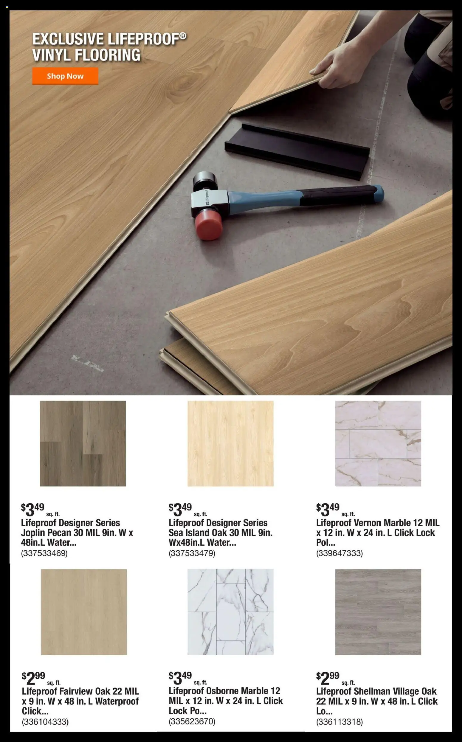 Home Depot Shop Pro Ad - valid from 09/07/2026 | Page: 2 | Products: Water