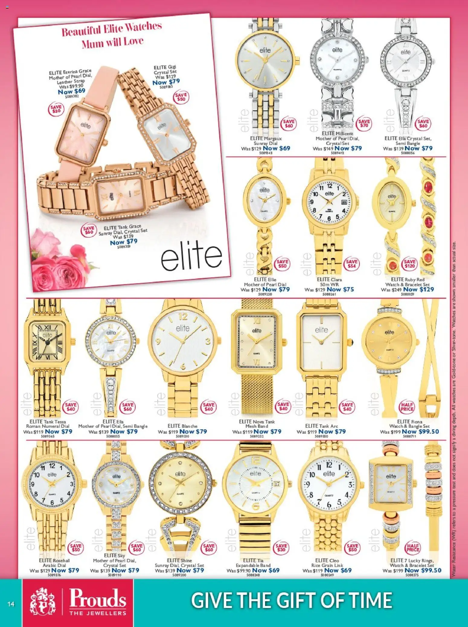 Prouds The Jewellers catalogue - valid from 13.04.2026 | Page: 14 | Products: Bracelet, Rice, Water, Watch
