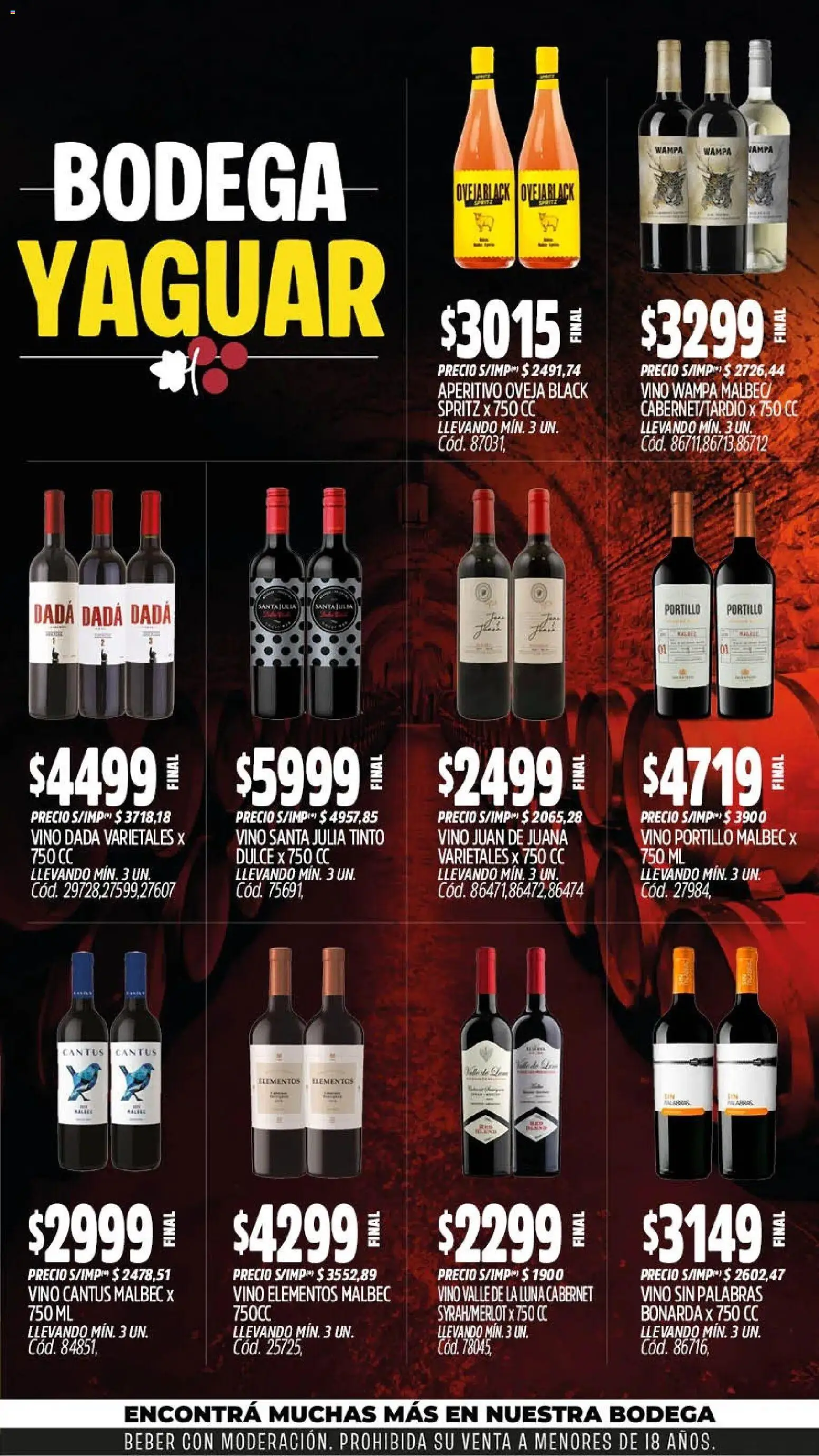Yaguar - Oferta Semanal Mar del Plata │ válido desde el 17/07/2026 | Página: 4 | Productos: Dulce, Vino