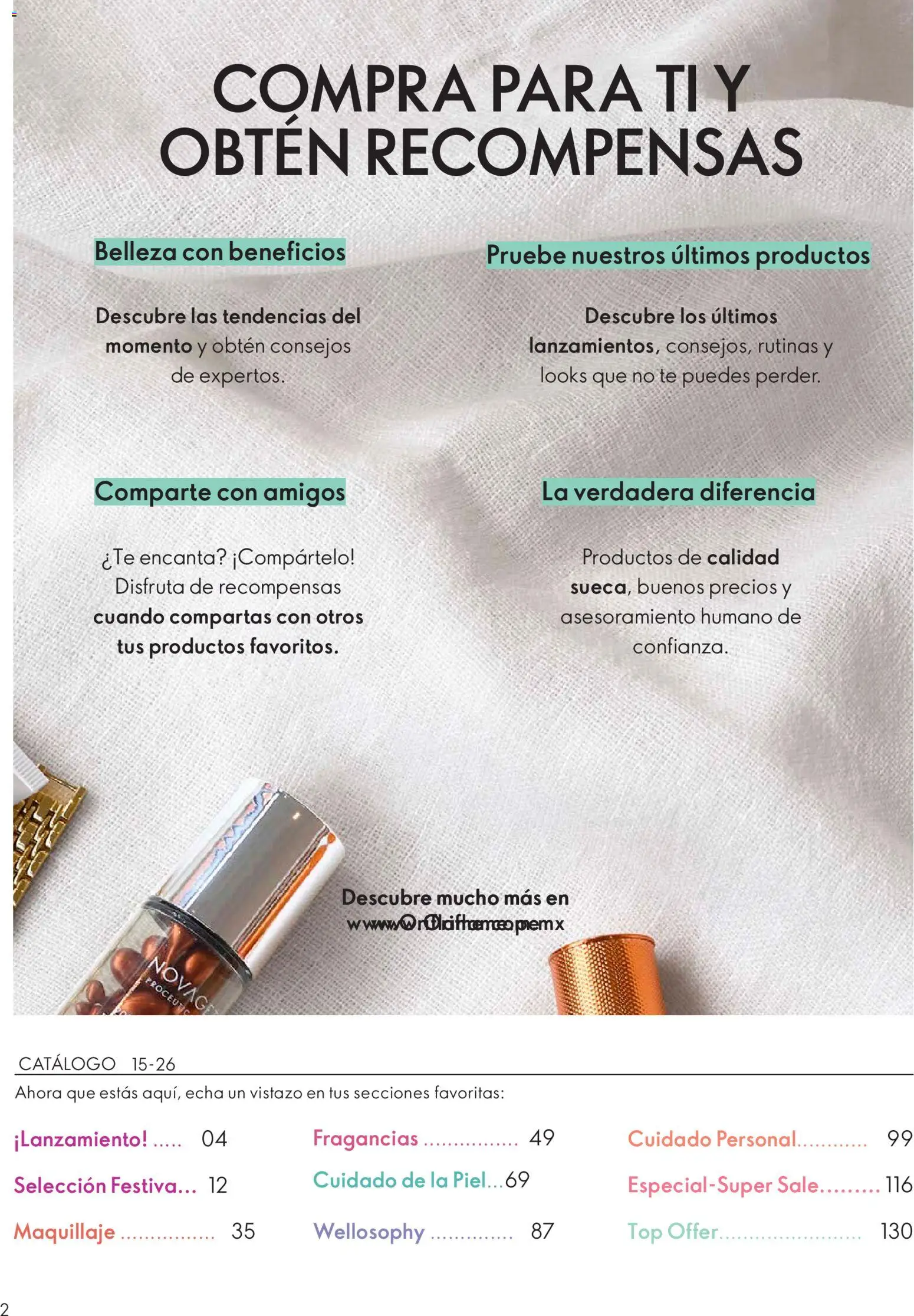 Catálogo Oriflame válido desde 24/10/2026 | Página: 2