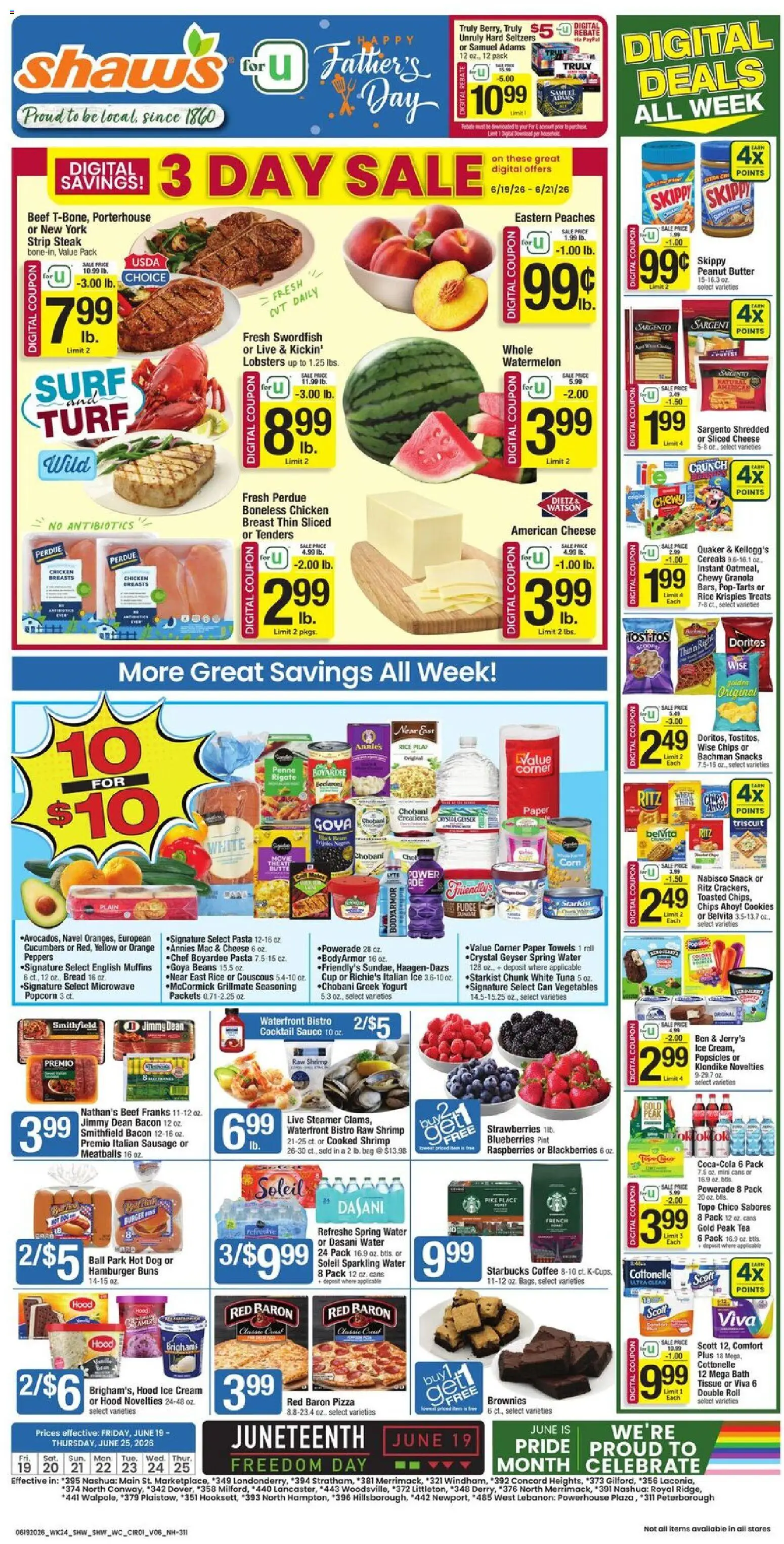 Shaw's Weekly Ad - NH - valid from 19.06.2026 | Page: 1