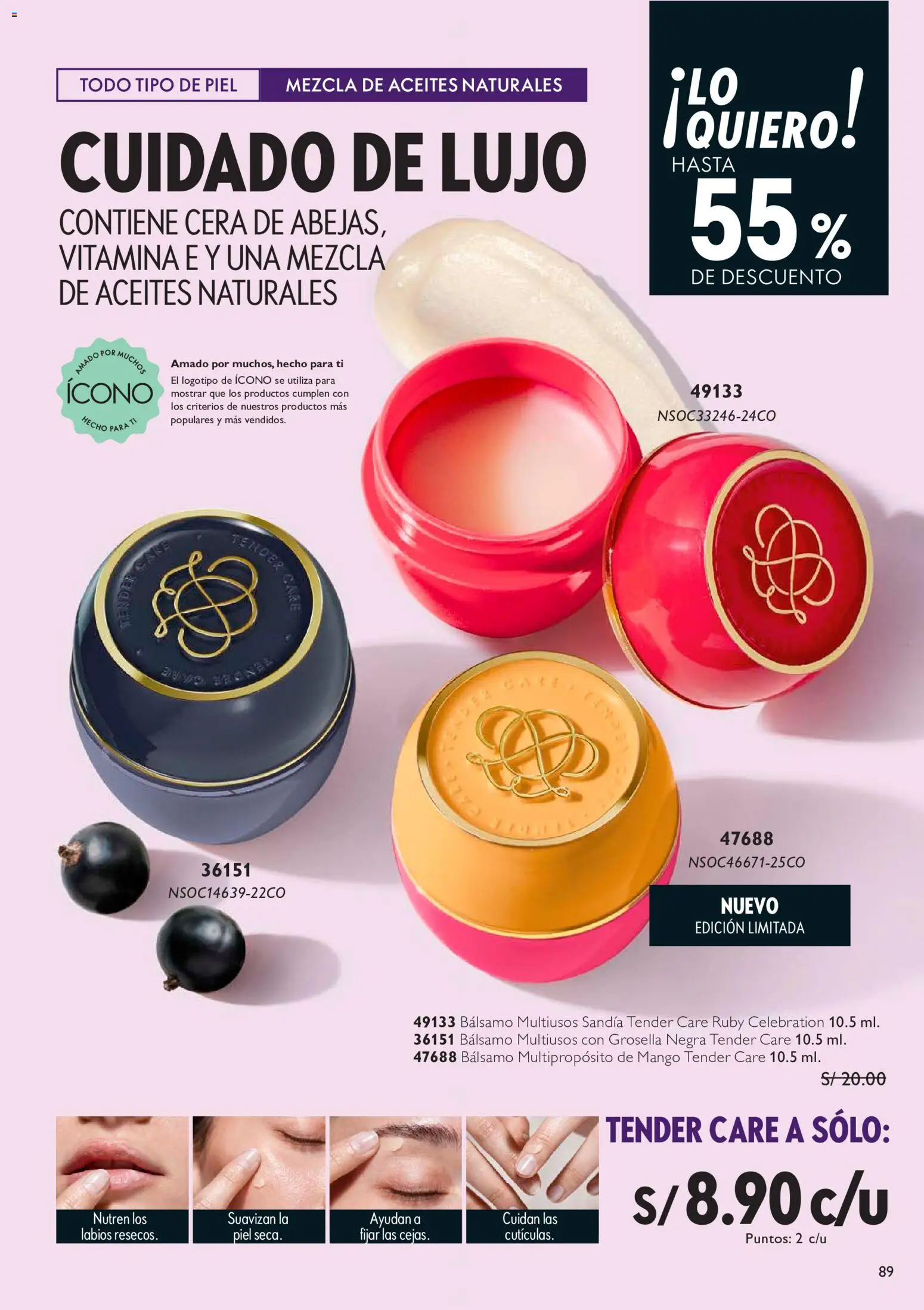 Catálogo Oriflame válido desde 20/06/2026 | Página: 89
