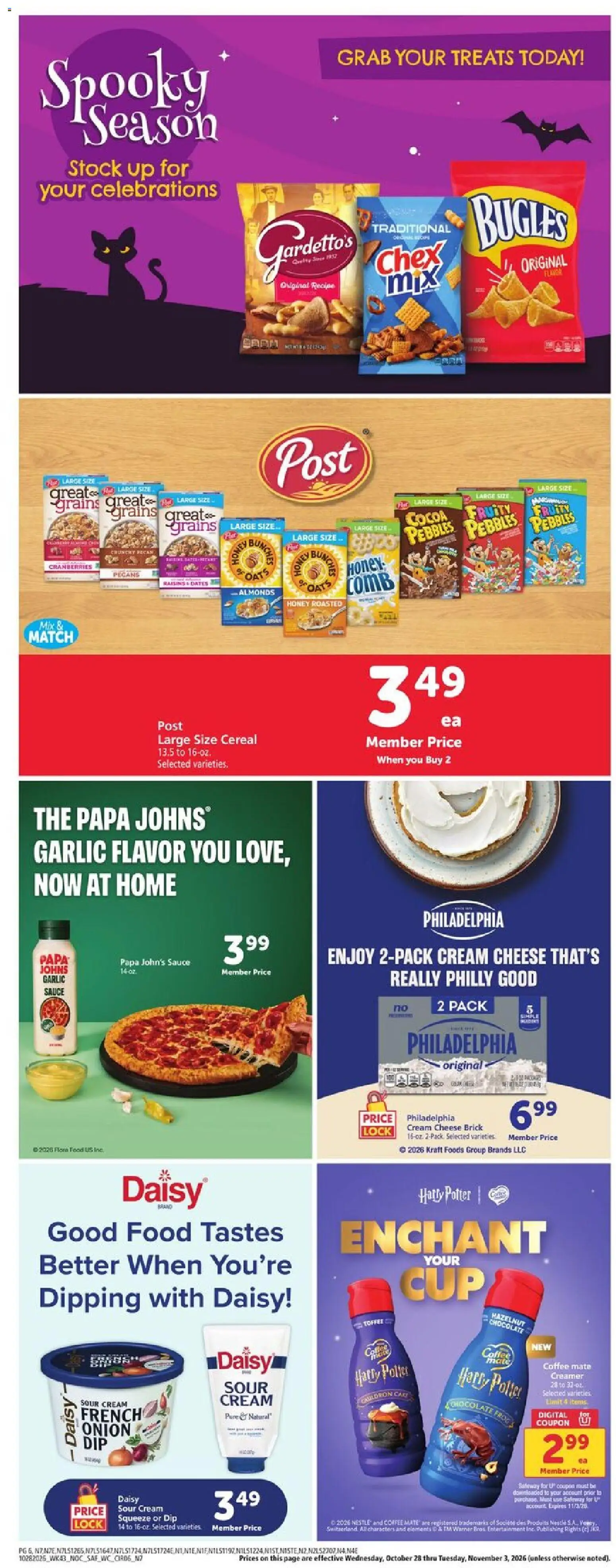 Safeway Weekly Ad - valid from 10/28/2026 | Page: 6
