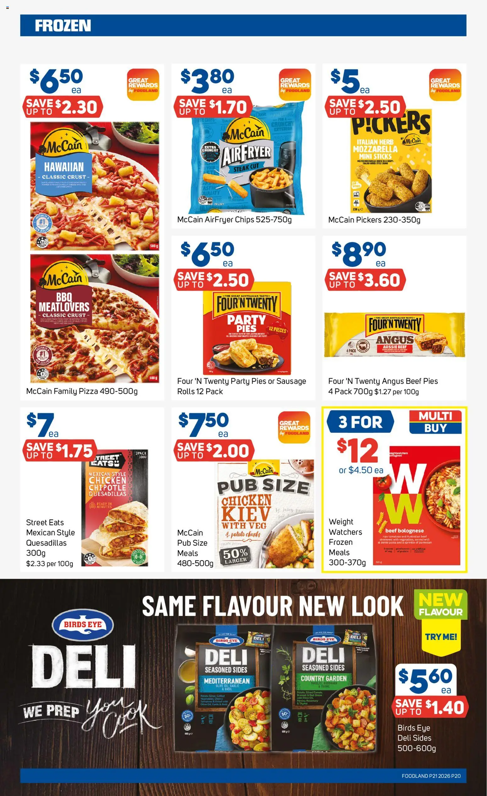 Foodland catalogue - valid from 20.05.2026 | Page: 20 | Products: Cheese, Pizza, Garlic, Pies