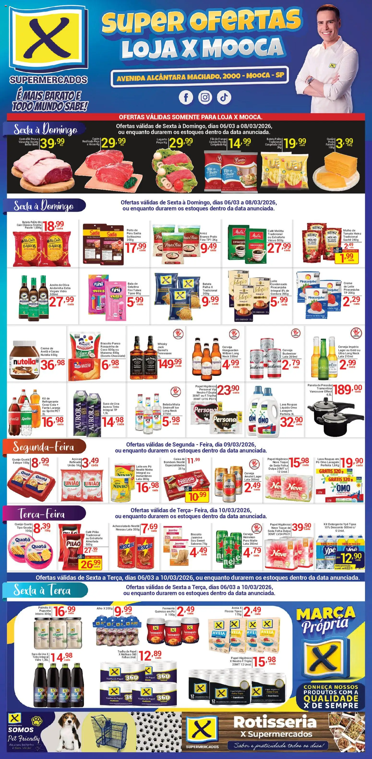 X Supermercados Folheto - válido de 06.03.2026 | Página: 1
