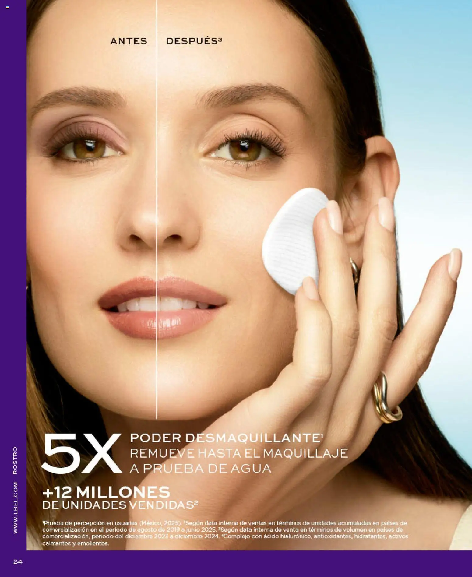 Catálogo L'Bel válido desde 09/09/2026 | Página: 24 | Productos: Agua, Maquillaje