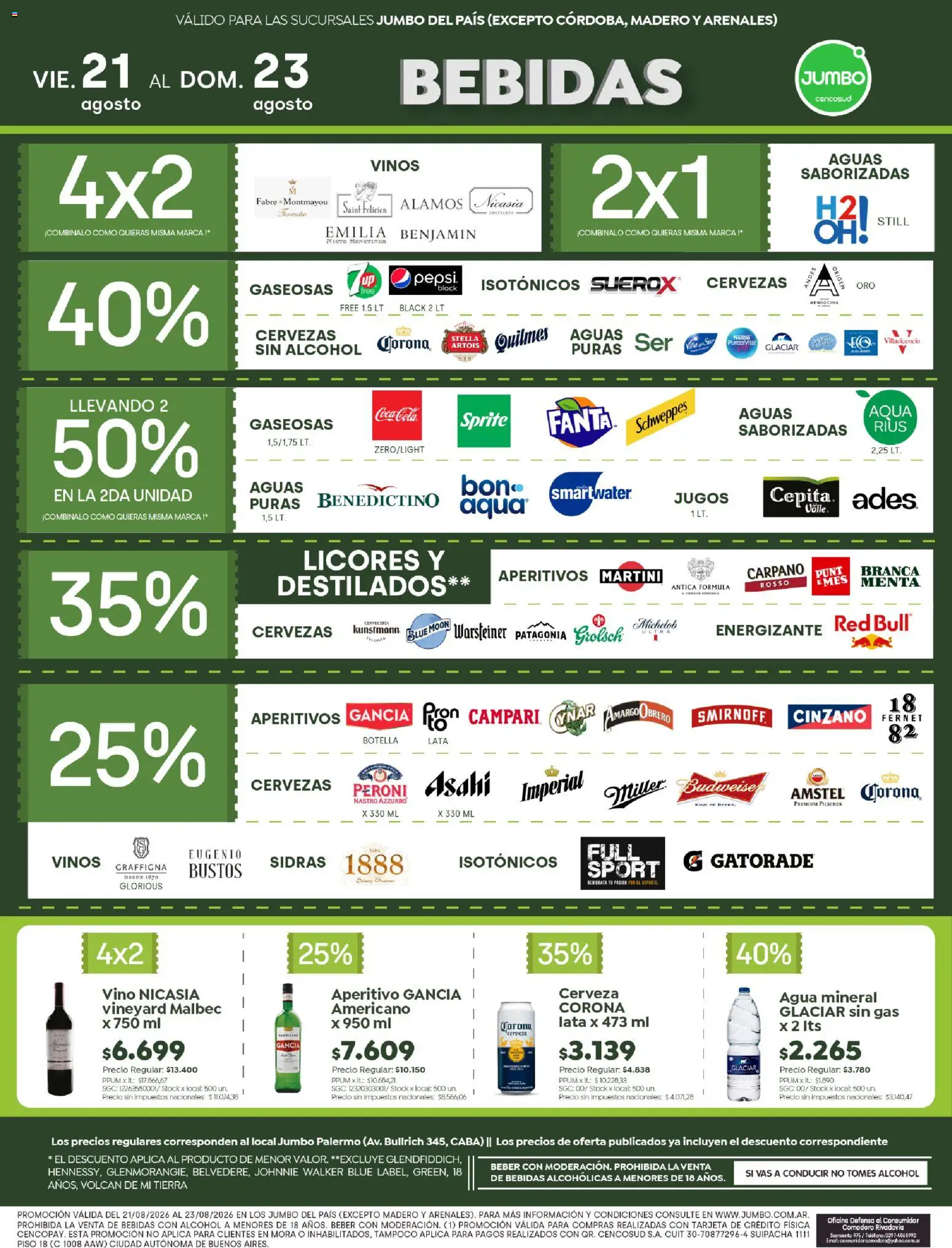 Jumbo ofertas │ válido desde el 20/08/2026 | Página: 5 | Productos: Fanta, Botella, Pepsi, Cerveza