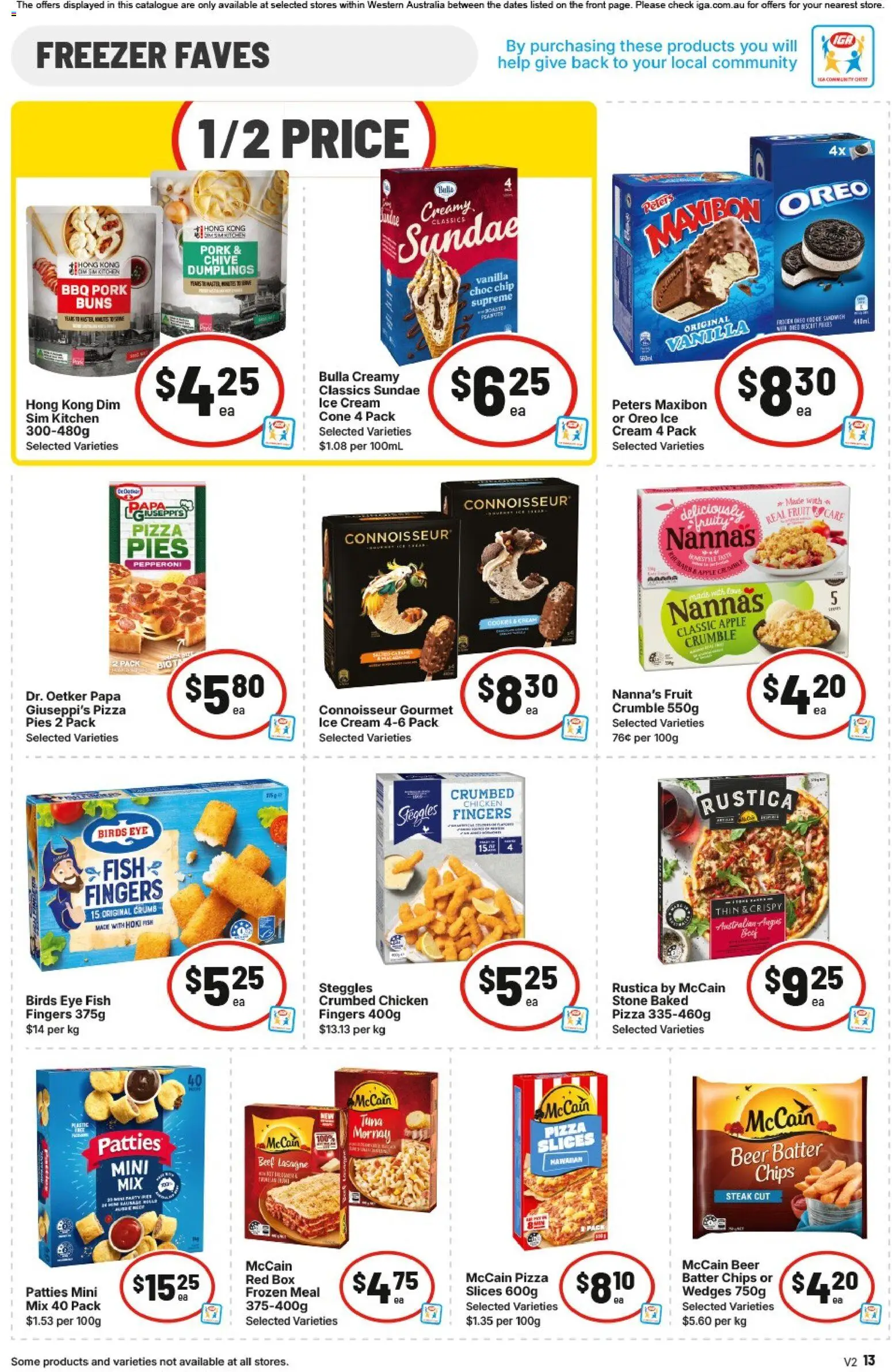 IGA catalogue - valid from 17.06.2026 | Page: 13 | Products: Beer, Fish, Peanuts, Steak
