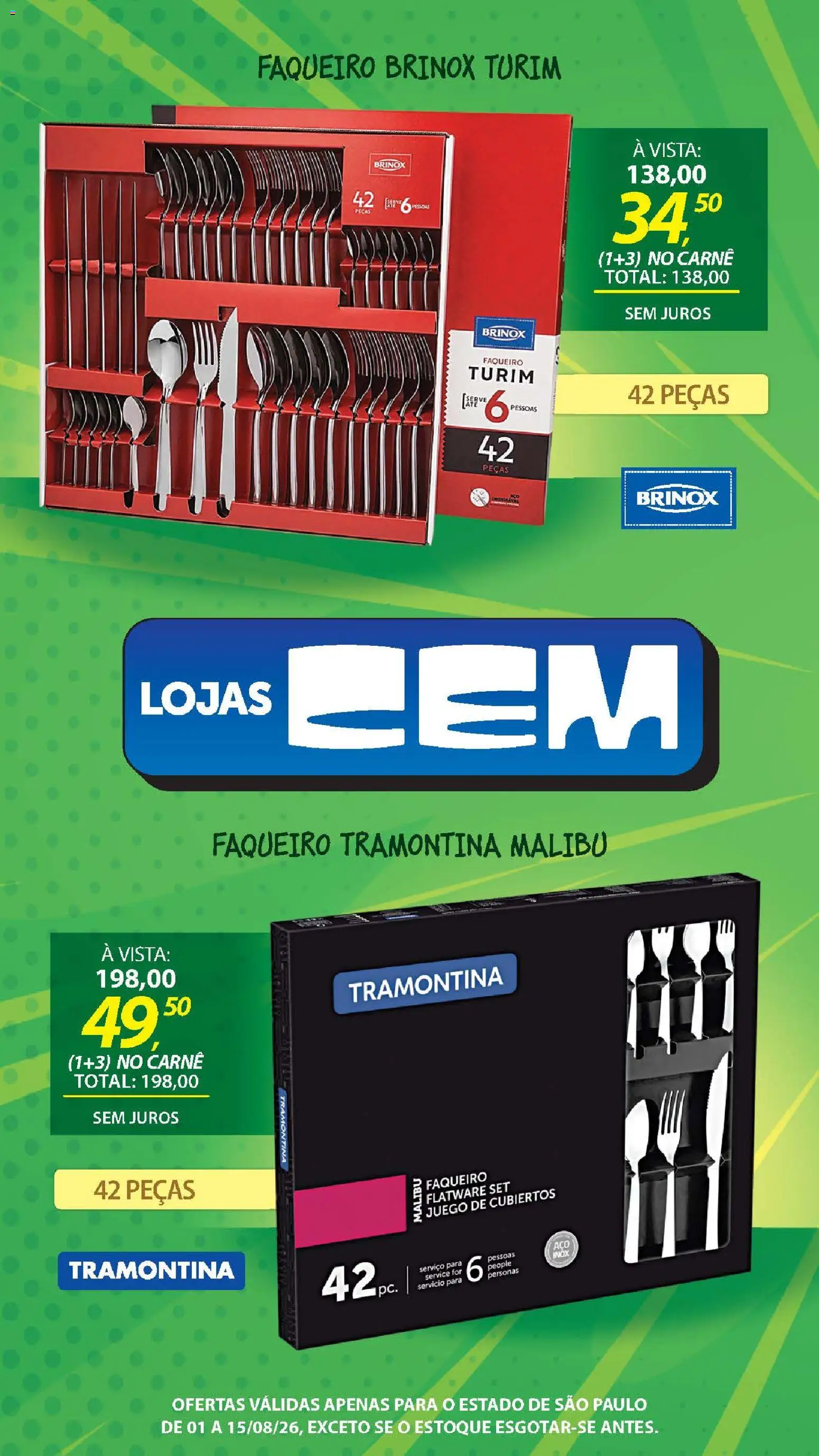 Lojas Cem Folheto - válido de 01/08/2026 | Página: 75