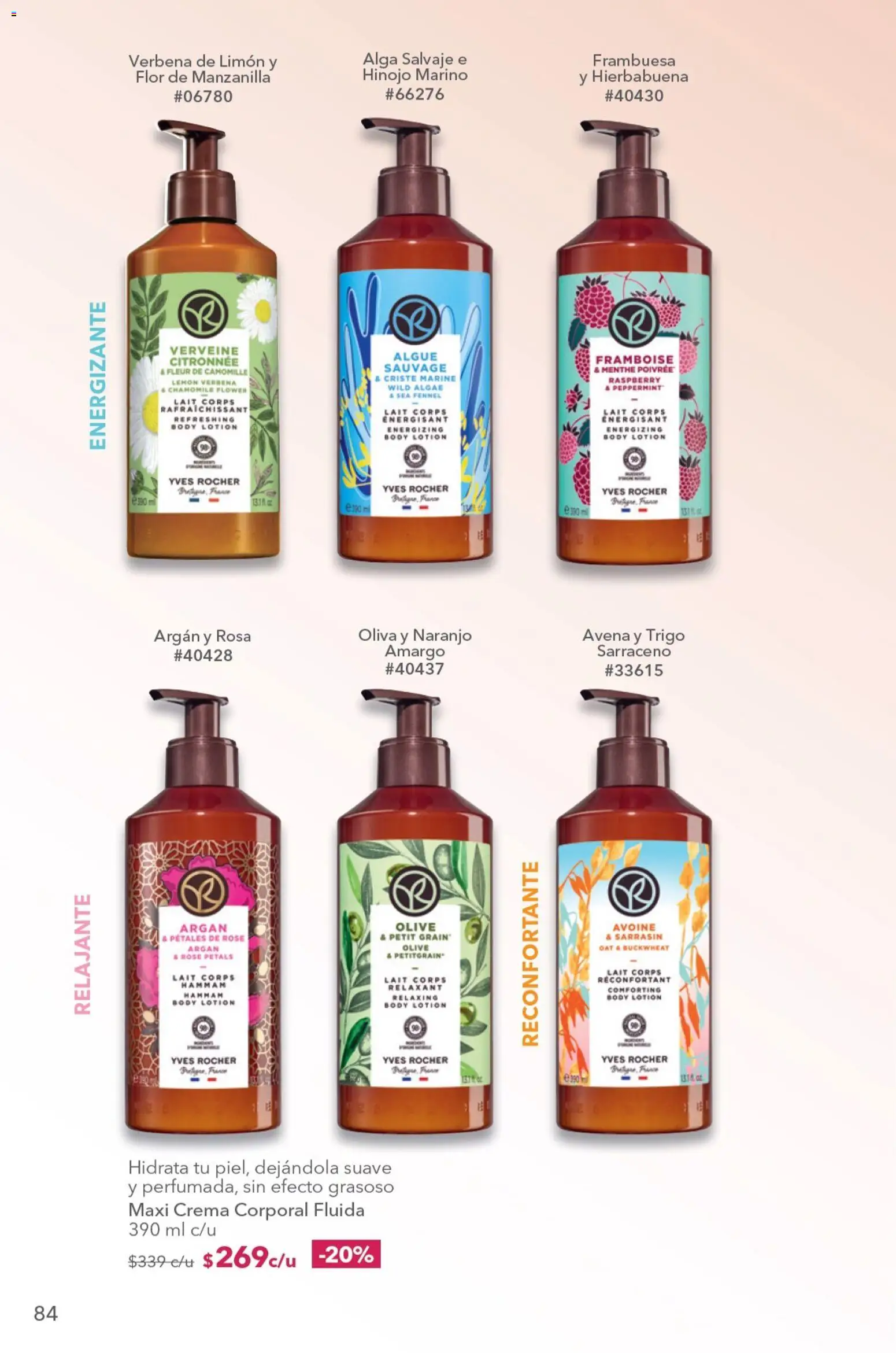 Nuevas ofertas de Yves Rocher válidas en toda la República Mexicana desde el 15/09/2026. ¡Encuentra las mejores ofertas en Yves Rocher campaña 13 2026! | Página: 88