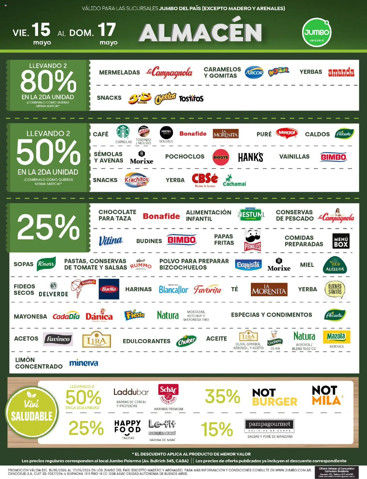 Jumbo ofertas │ válido desde el 15.05.2026 | Página: 3 | Productos: Teléfono, Aceite, Mayonesa, Limón