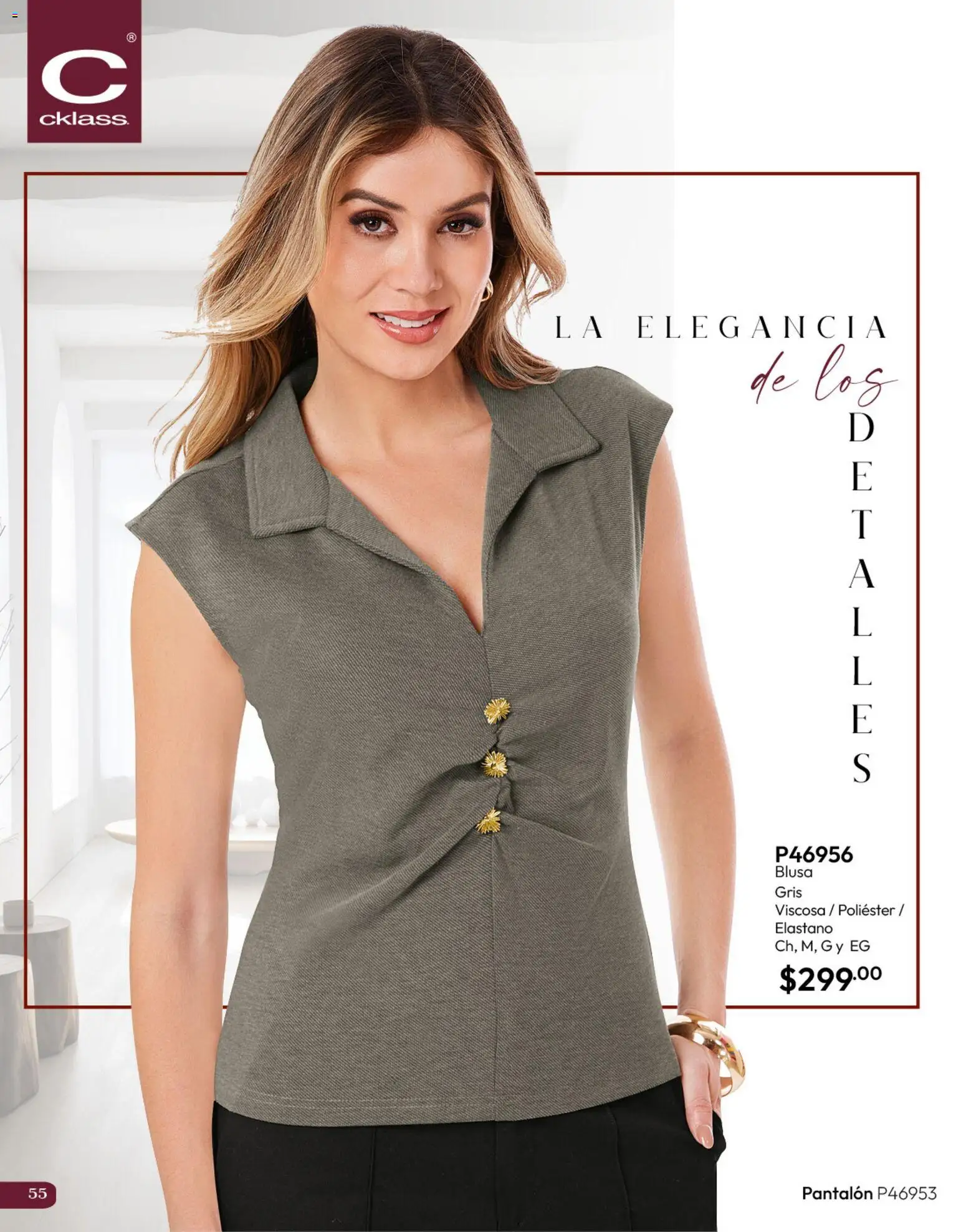 Nuevas ofertas de Cklass válidas en toda la República Mexicana desde el 11/09/2026. ¡Encuentra las mejores ofertas en Cklass catálogo Invierno! | Página: 56 | Productos: Blusa