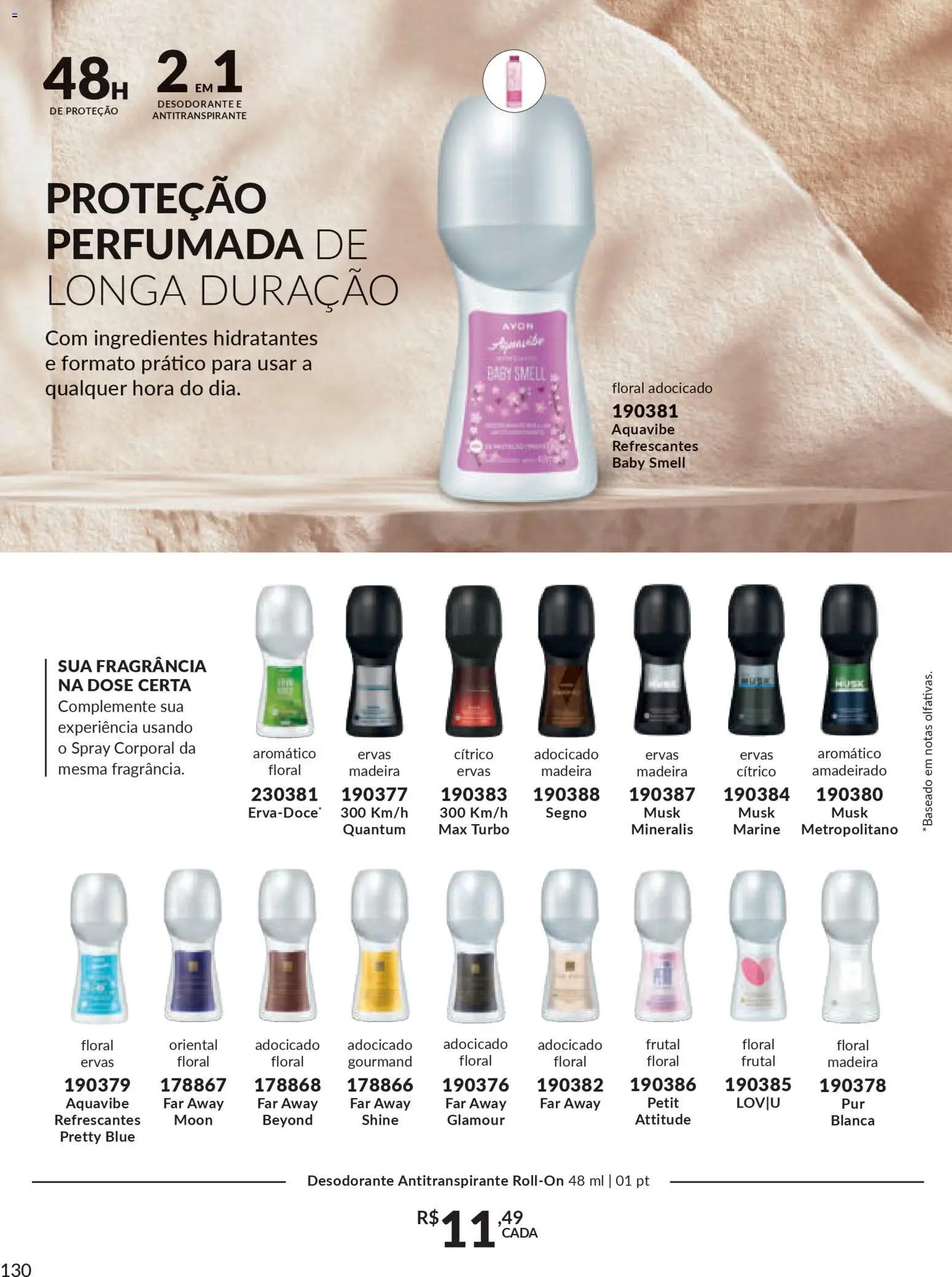 Avon Folheto - válido de 18.02.2026 | Página: 130 | Produtos: Fragrância, Desodorante