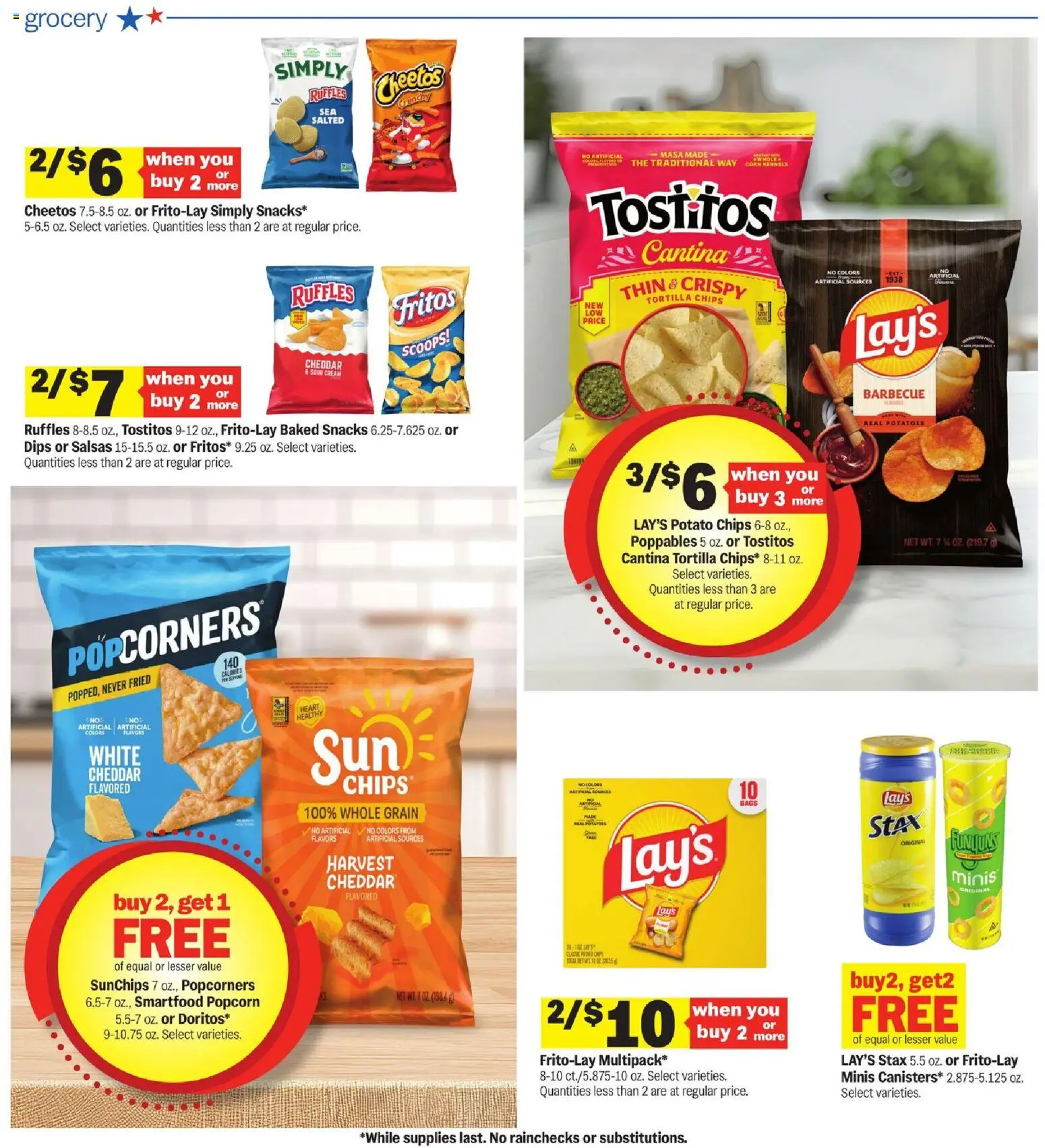 Meijer Weekly Ad - valid from 08/05/2026 | Page: 14 | Products: Corn, Chips, Cream, Potatoes