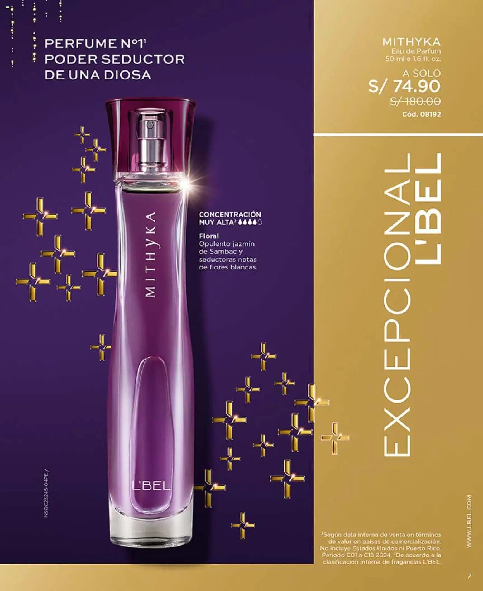 Catálogo L'Bel válido desde 04/04/2026 | Página: 7 | Productos: Flores, Perfume
