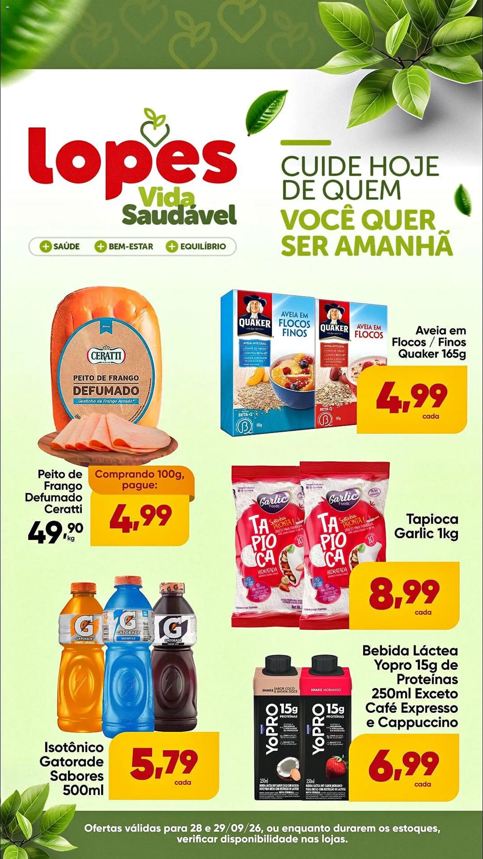 Lopes Supermercados Segunda-feira 28 Setembro
