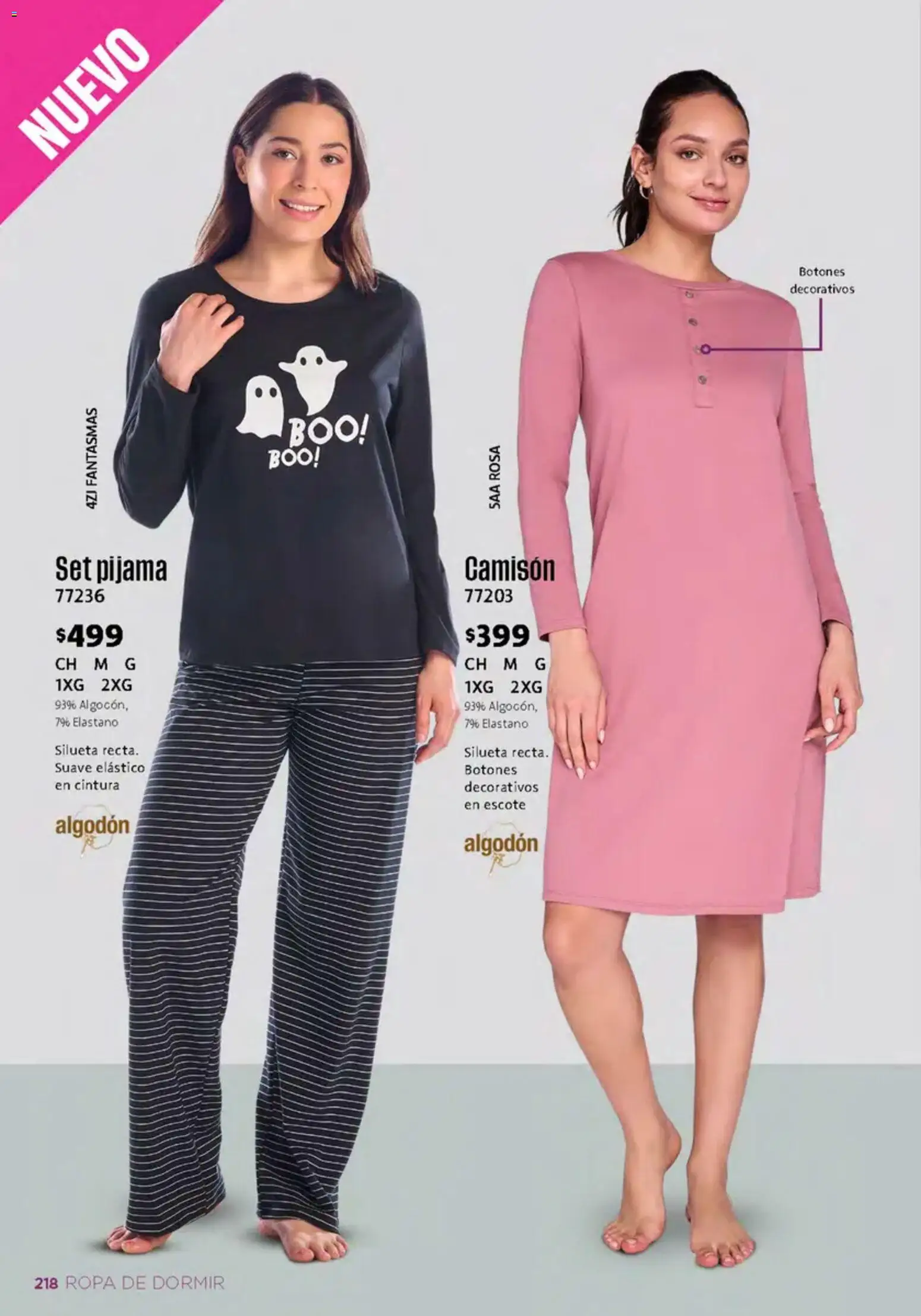 Nuevas ofertas de Ilusión válidas en toda la República Mexicana desde el 01/10/2026. ¡Encuentra las mejores ofertas en Ilusión catálogo Invierno! | Página: 220 | Productos: Pijama, Algodón, Ropa, Camisón