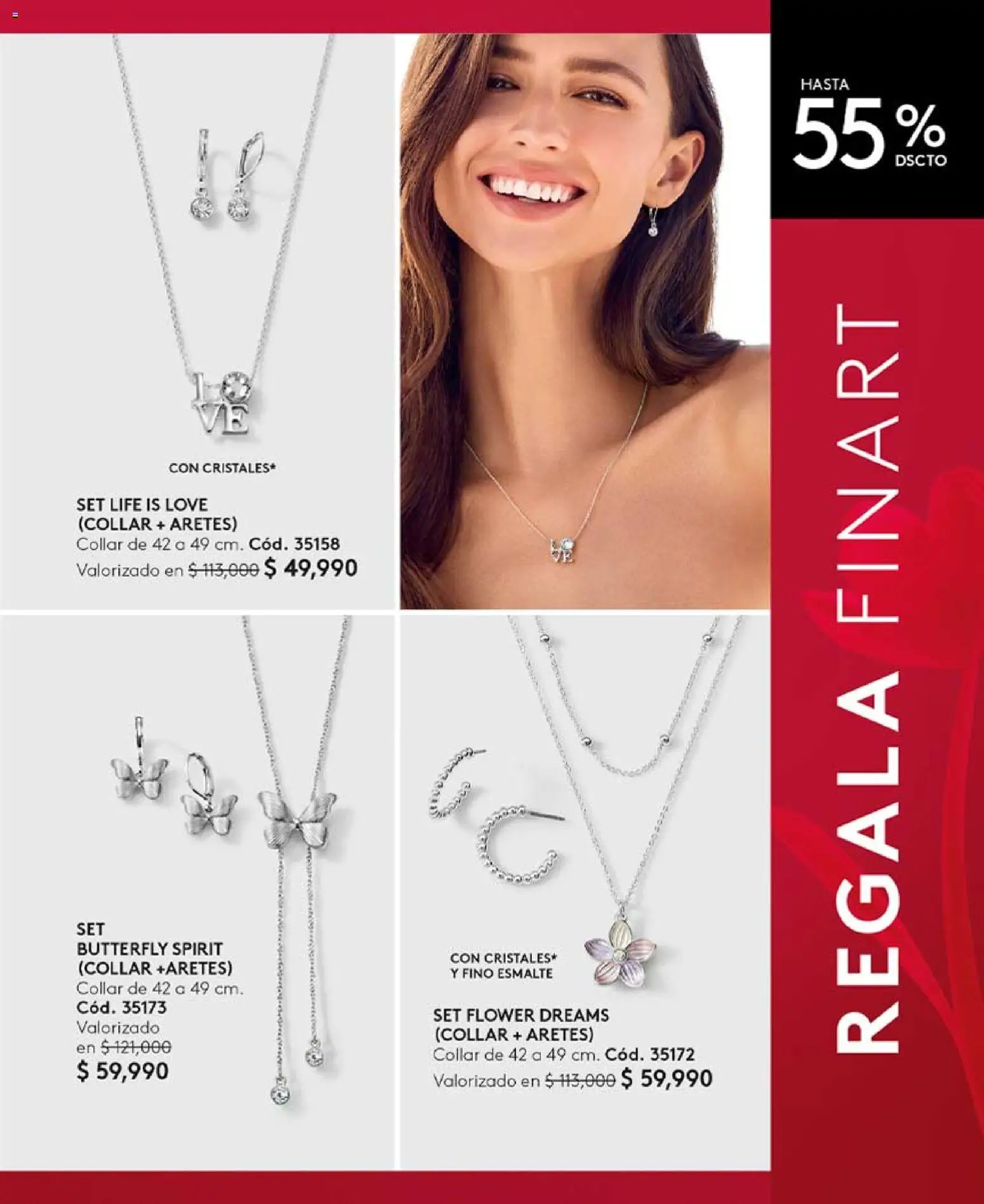 Ésika revista - valida desde el 24.04.2026 | Página: 129 | Productos: Aretes, Collar