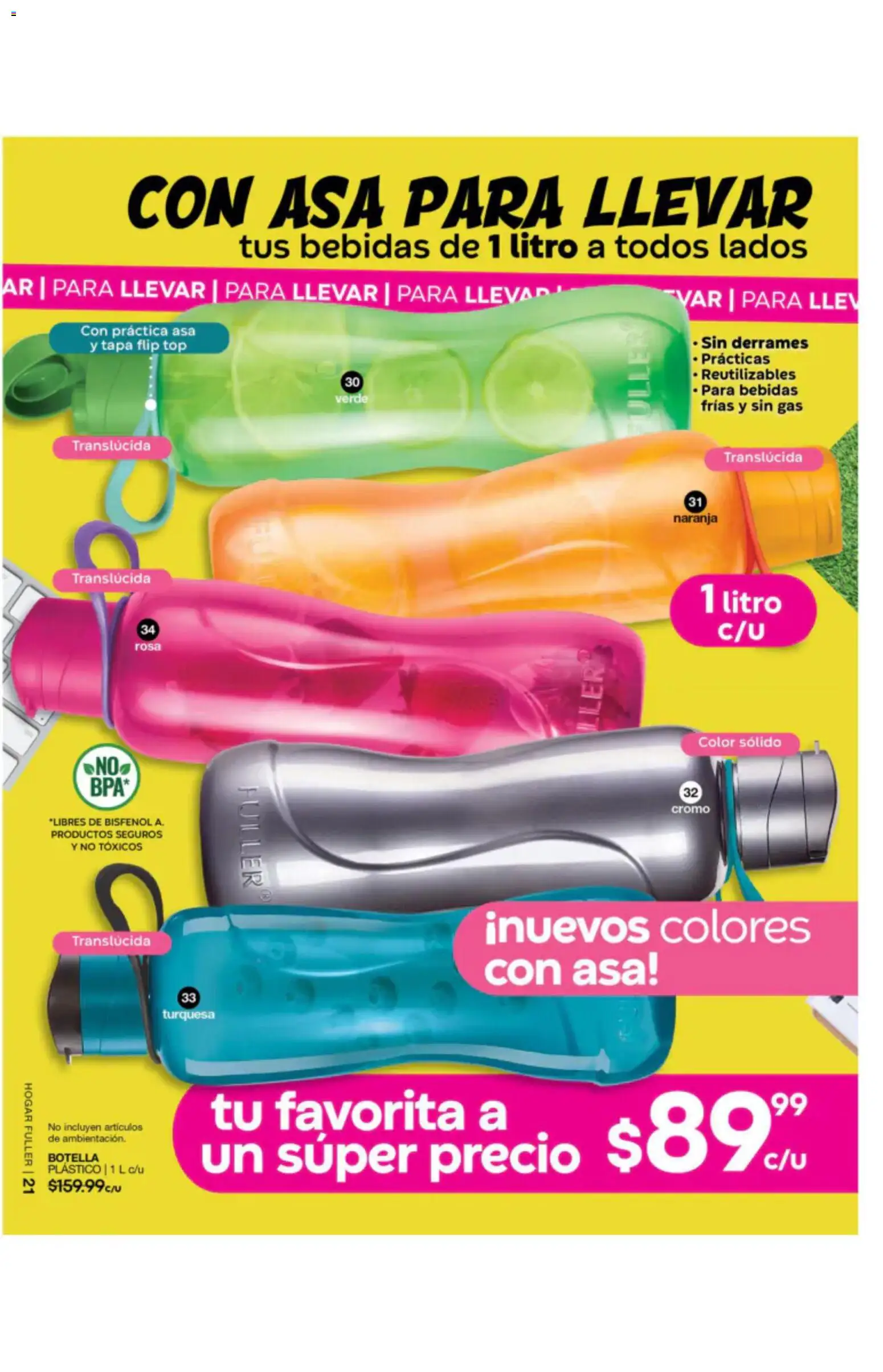 Nuevas ofertas de Fuller válidas en toda la República Mexicana desde el 08/07/2026. ¡Encuentra las mejores ofertas en Fuller campaña 7 2026! | Página: 16 | Productos: Botella, Top