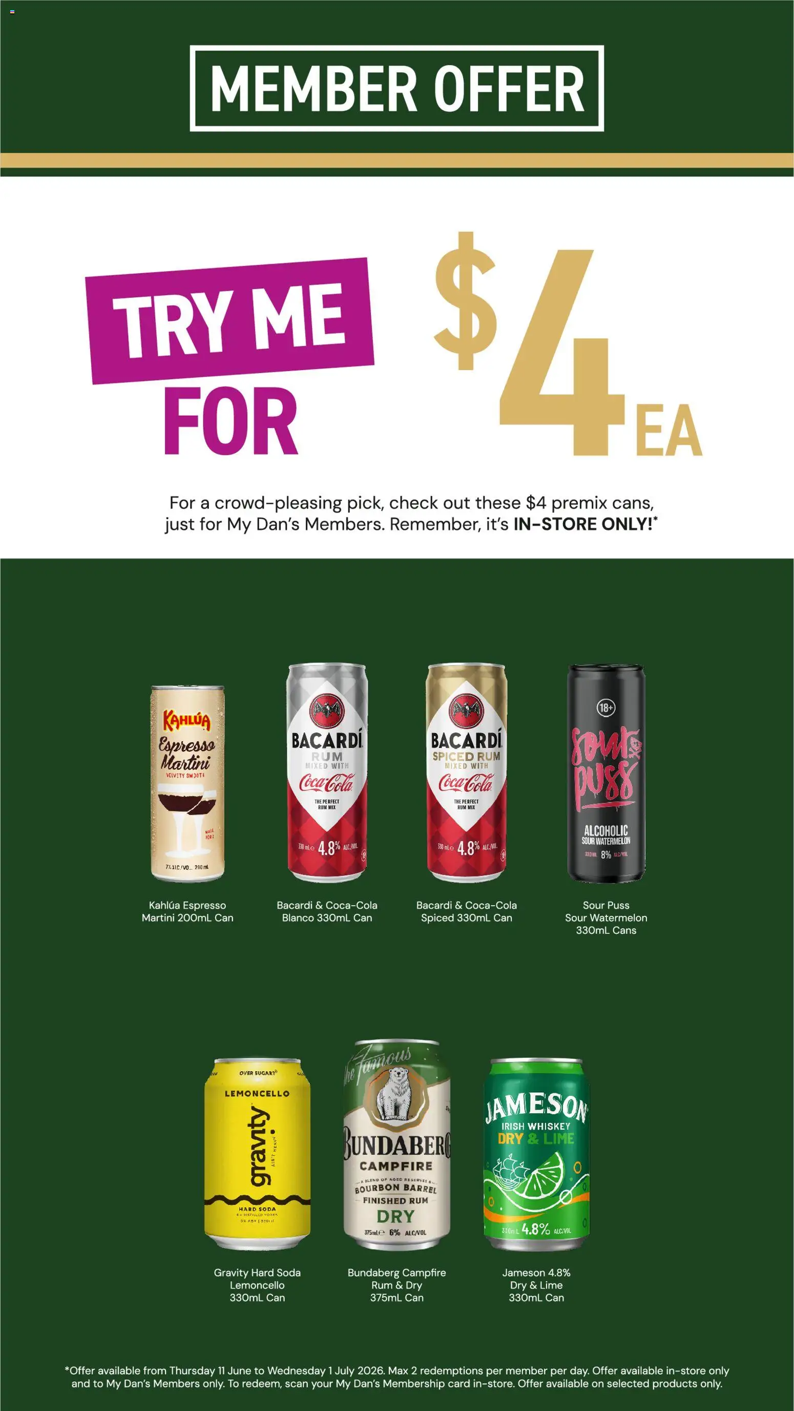 Dan Murphy's catalogue - valid from 11.06.2026 | Page: 32 | Products: Bourbon, Whiskey, Rum, Watermelon