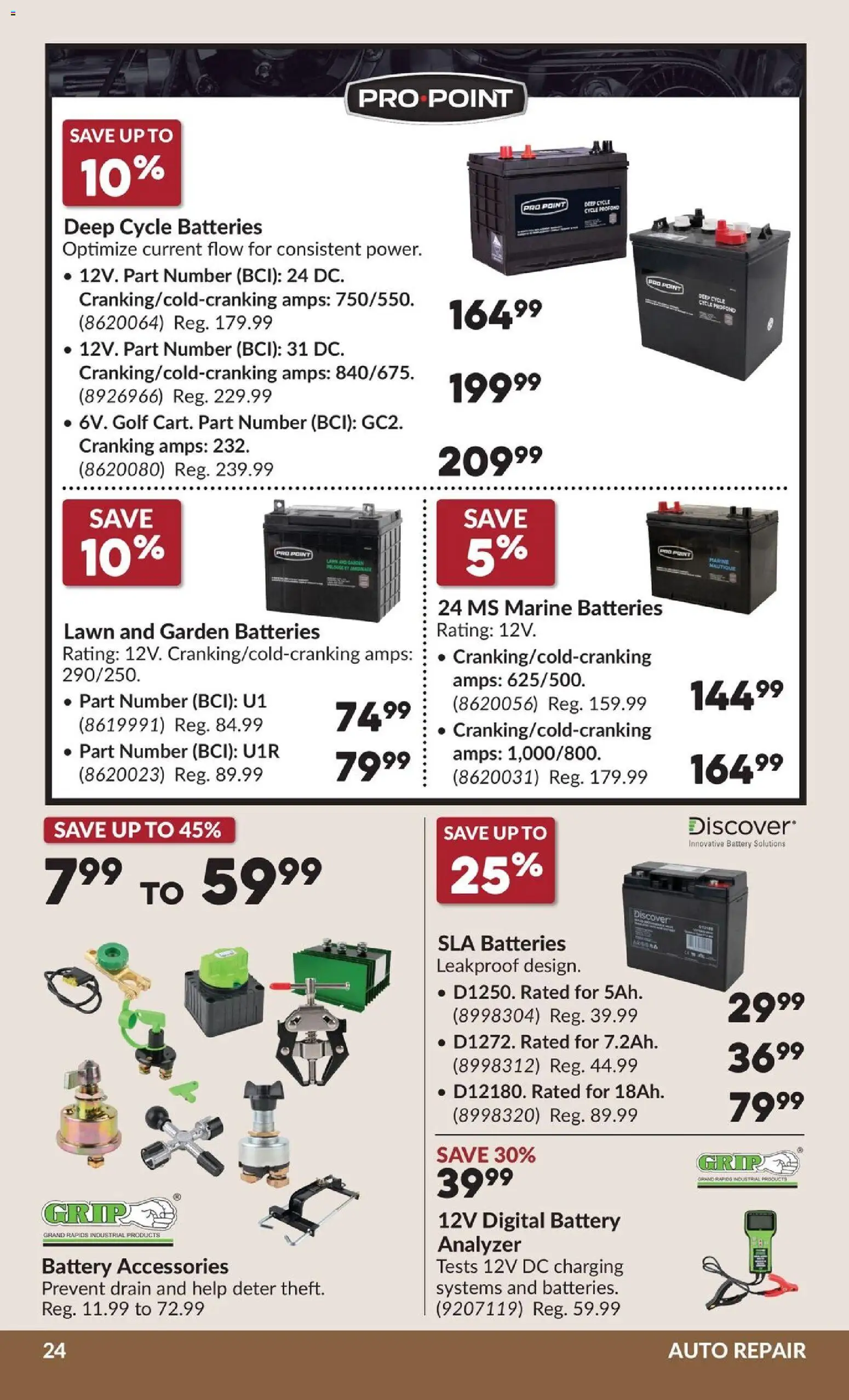 Princess Auto flyer valid from Jul 14, 2026 | Page: 37 | Products: Battery