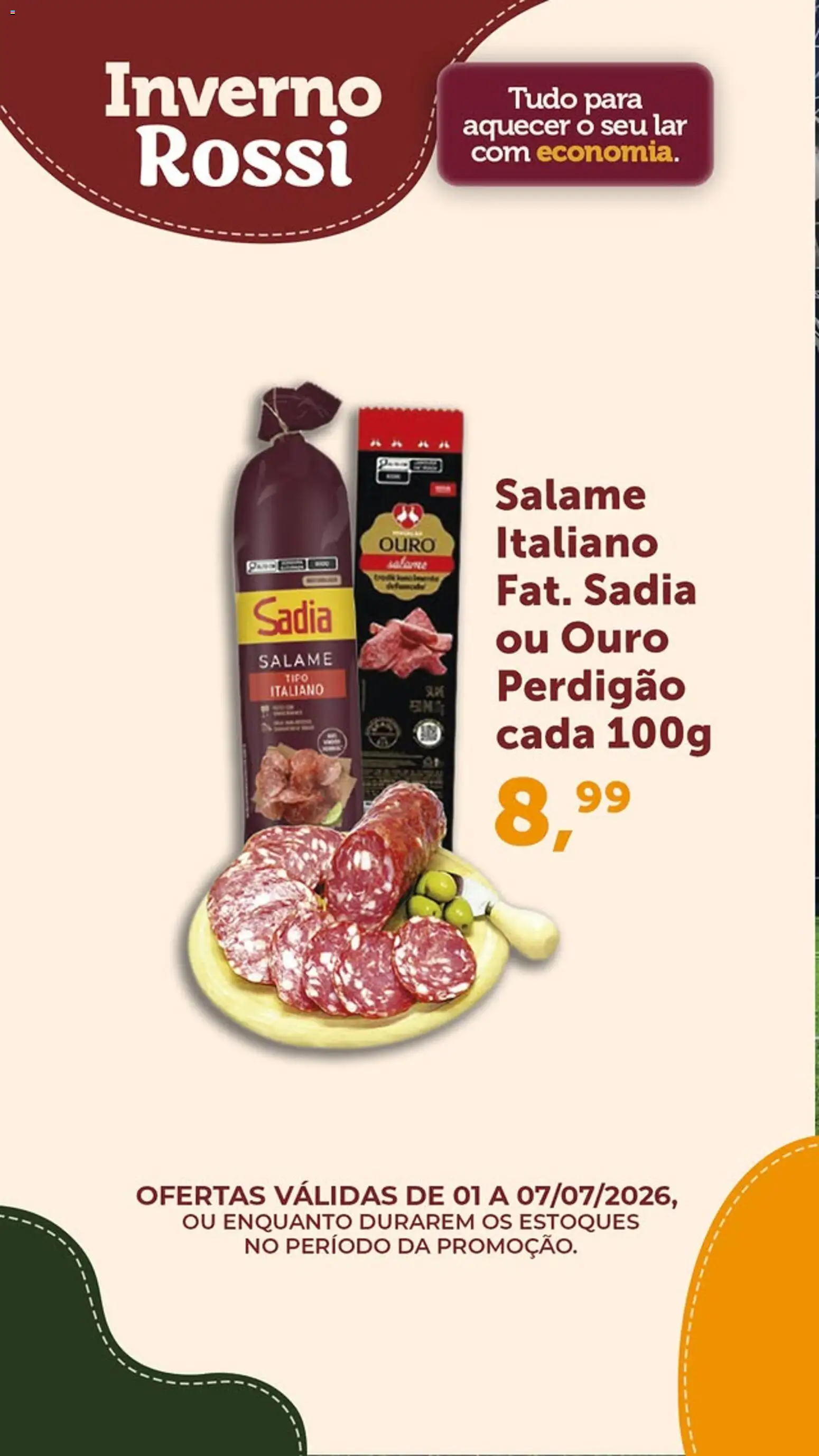 Rossi Supermercados Folheto - válido de 01/07/2026 | Página: 4 | Produtos: Salame