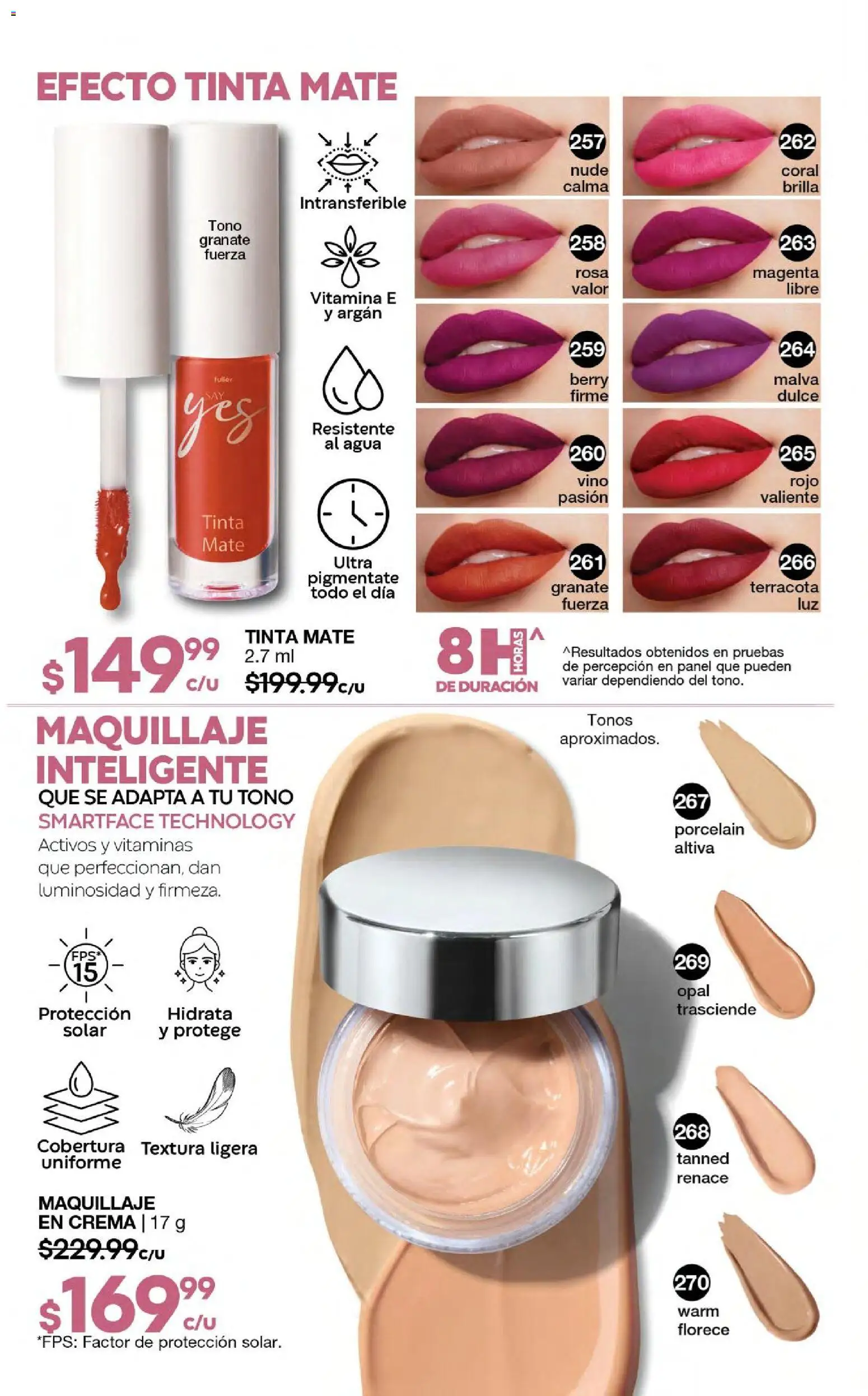 Nuevas ofertas de Fuller válidas en toda la República Mexicana desde el 24.06.2026. ¡Encuentra las mejores ofertas en Fuller campaña 6 2026! | Página: 47 | Productos: Crema, Agua, Mate, Maquillaje