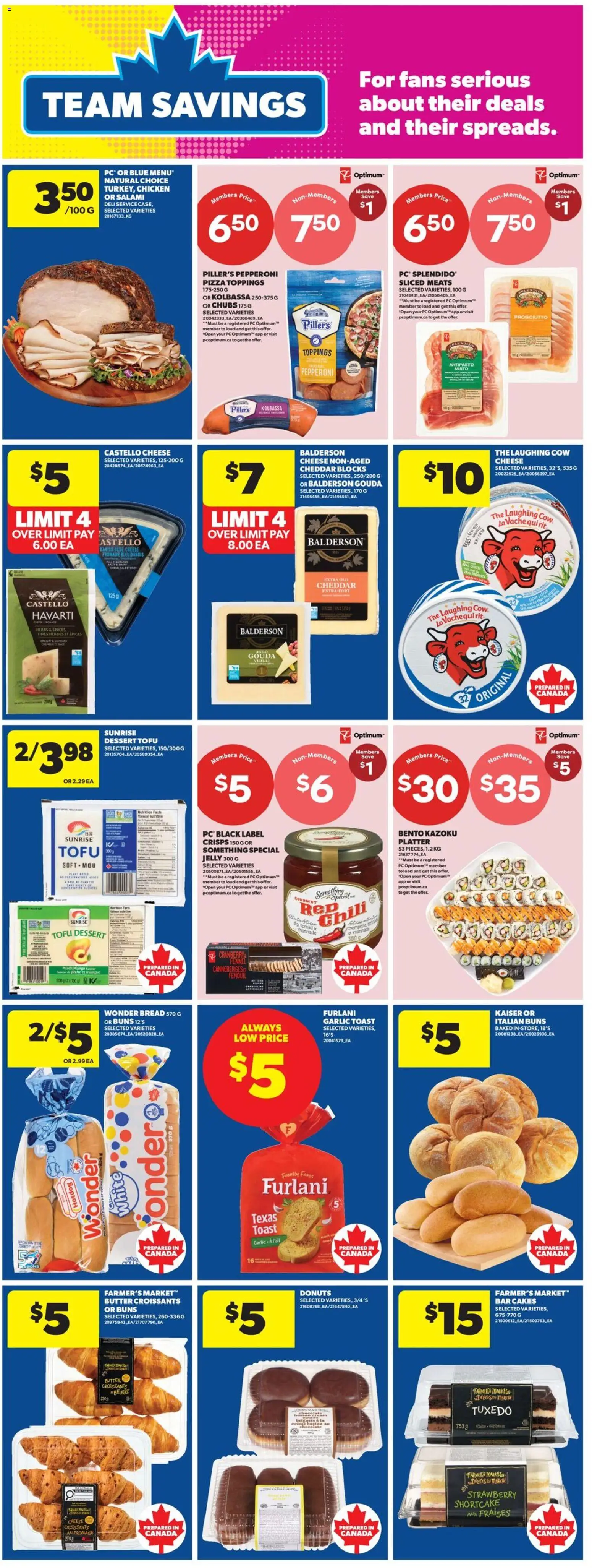 Real Canadian Superstore flyer valid from 14.05.2026 | Page: 18 | Products: PC, Cheese, Chocolate, Chicken