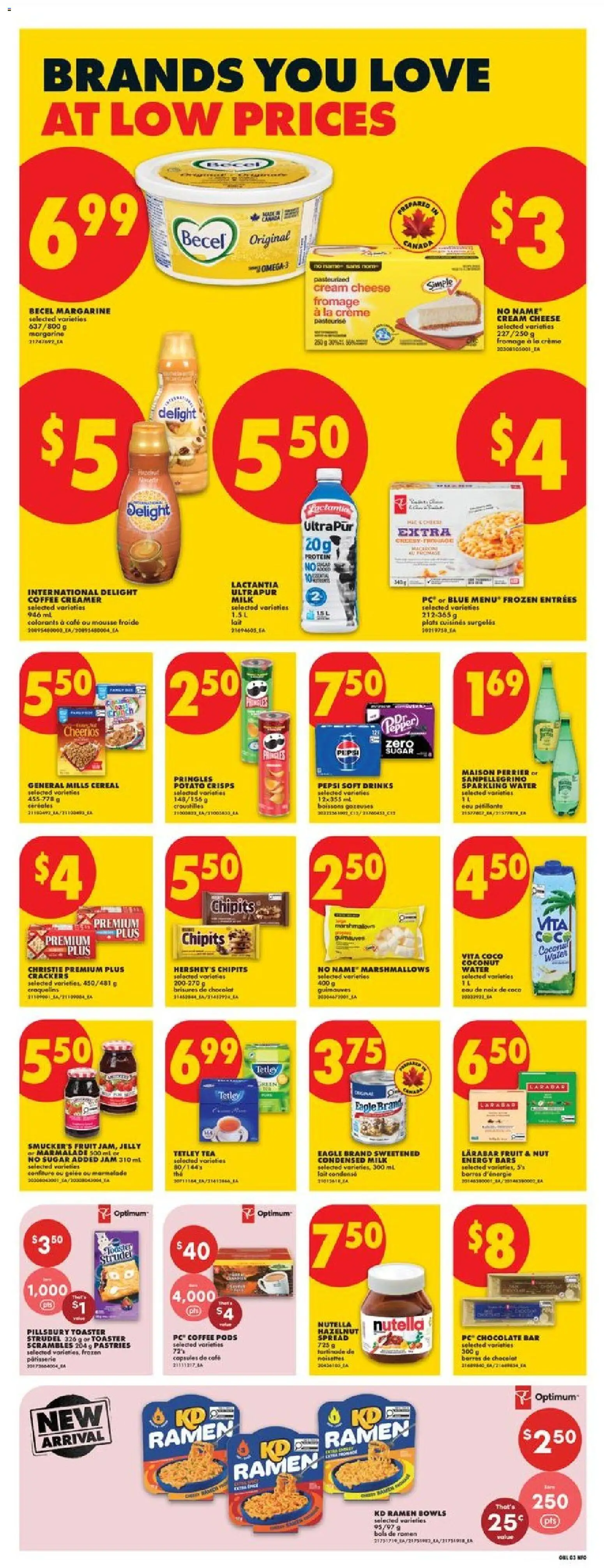 No Frills flyer valid from Jul 30, 2026 | Page: 7 | Products: Tea, Cream, Toaster, Chocolate