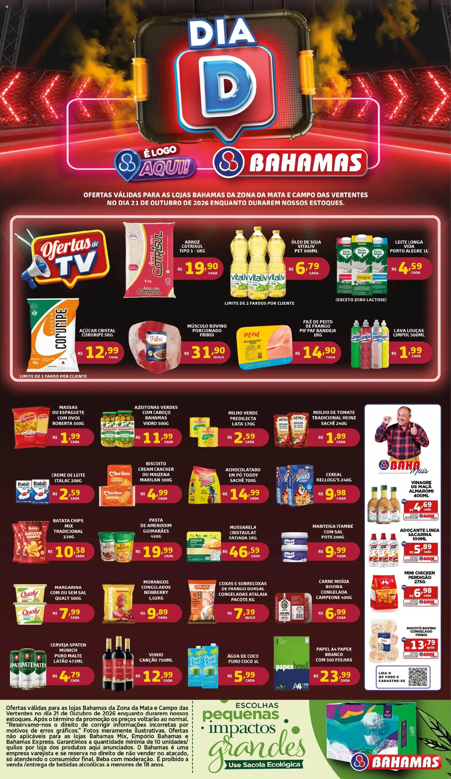 Bahamas Supermercados Folheto - válido de 21/10/2026 | Página: 1