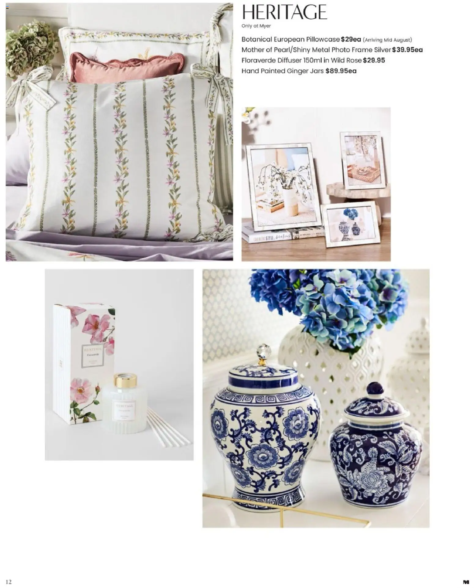 Myer catalogue - valid from 01/08/2026 | Page: 12 | Products: Photo frame, Ginger