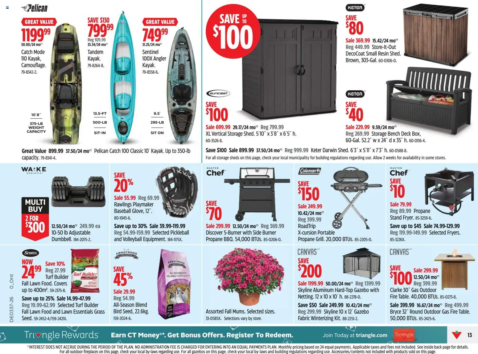 Canadian Tire flyer valid from Sep 10, 2026 | Page: 13 | Products: Food