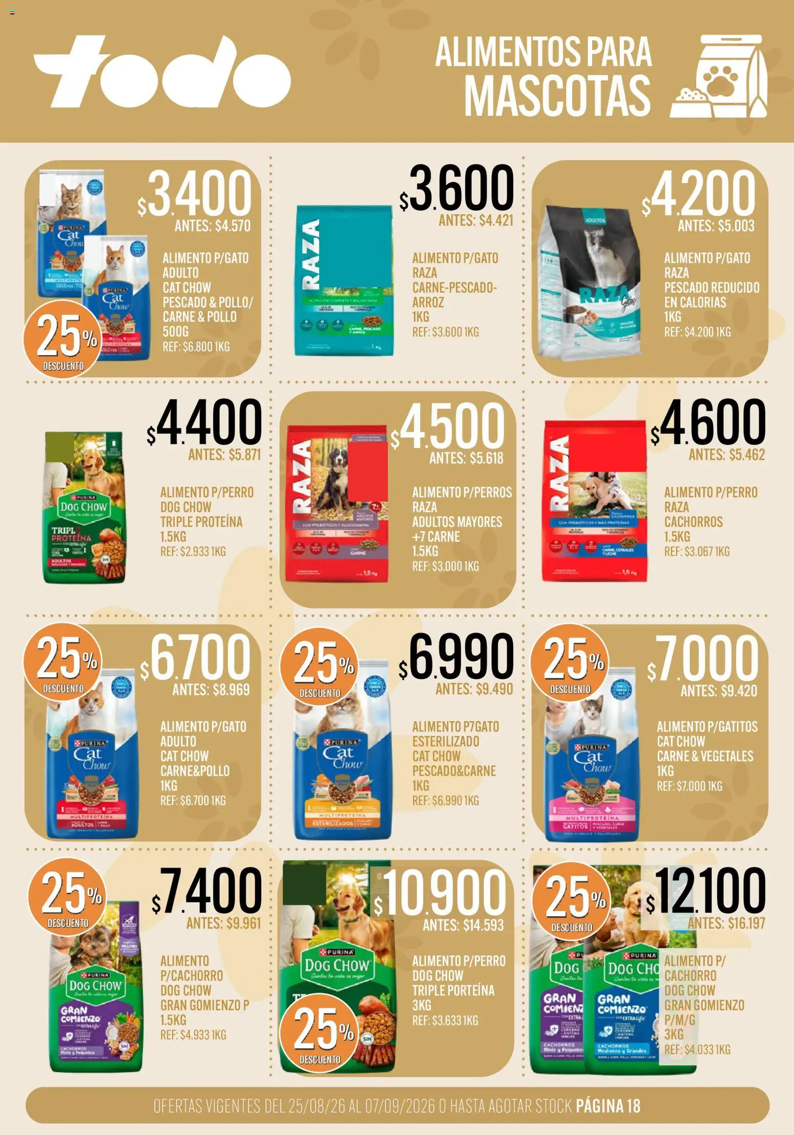 Supermercados TODO - Ofertas │ válido desde el 25/08/2026 | Página: 18 | Productos: Pescado, Alimentos, Proteína, Arroz