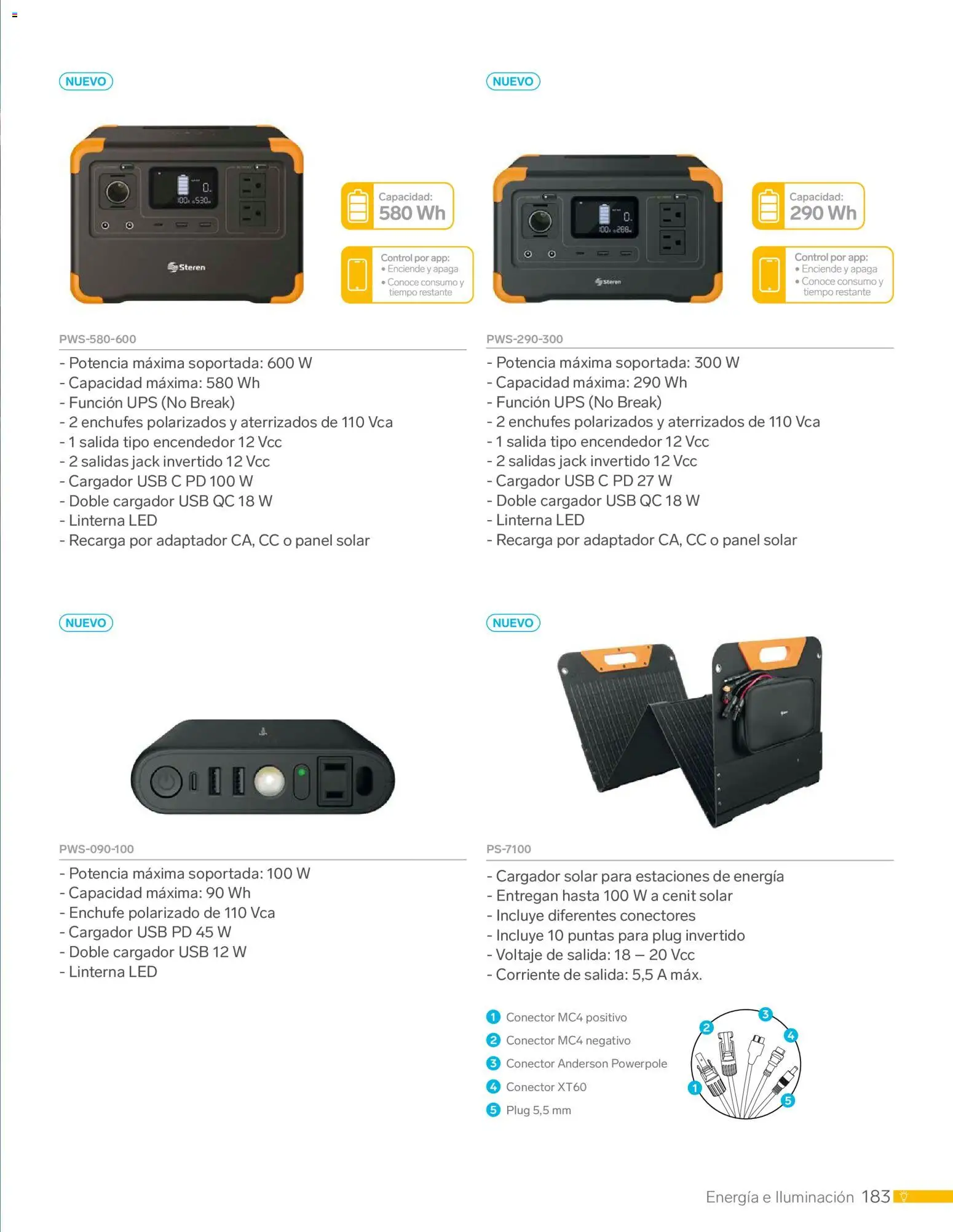 Nuevas ofertas de Steren válidas en toda la República Mexicana desde el 01.01.2026. ¡Encuentra las mejores ofertas en Steren catálogo! | Página: 195 | Productos: Usb, Conector, Adaptador, Encendedor