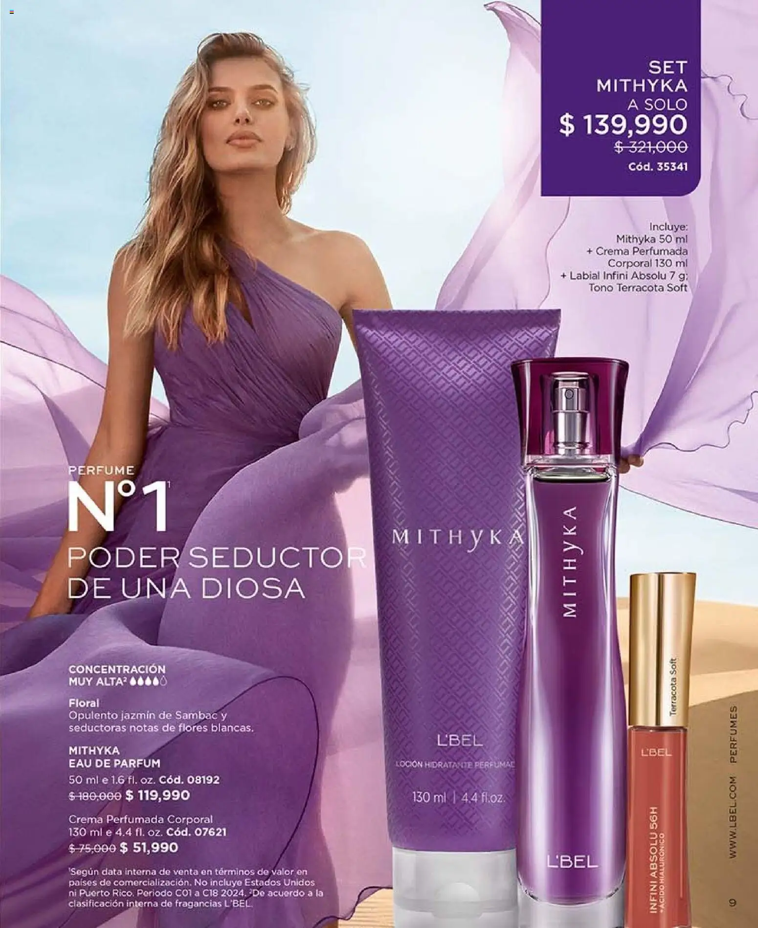 L'Bel revista - valida desde el 30/10/2026 | Página: 9 | Productos: Crema, Loción, Perfumes, Perfume