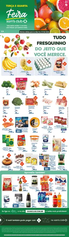 Sam's Club - Ofertas da semana - Pré-Visualização do folheto da loja Sam's Club, válido de 16.06.2026
