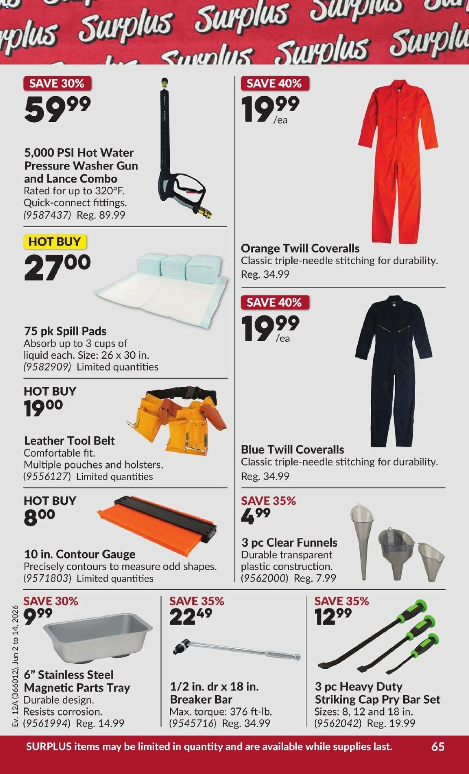 Princess Auto flyer valid from 02.06.2026 | Page: 66 | Products: Cap, Belt, PC