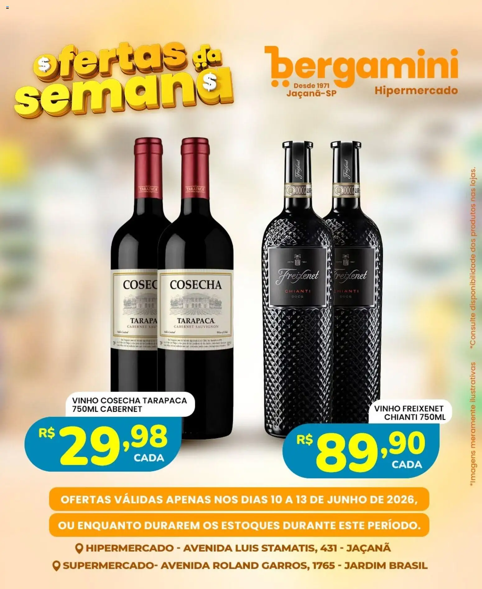 Supermercado Bergamini Folheto - válido de 10.06.2026 | Página: 17 | Produtos: Vinho